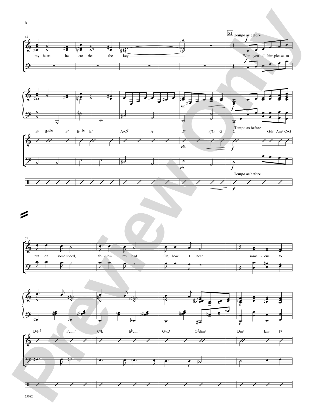 Someone to Watch Over Me: Choral SoundPax