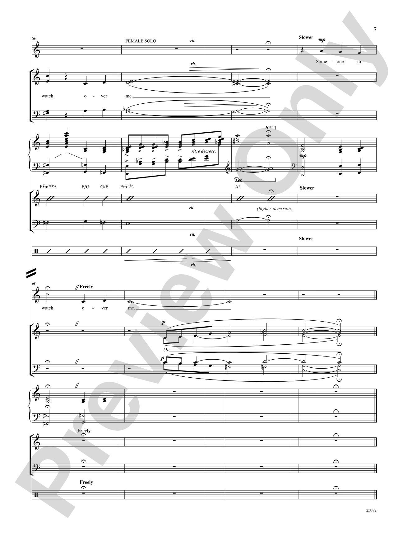 Someone to Watch Over Me: Choral SoundPax