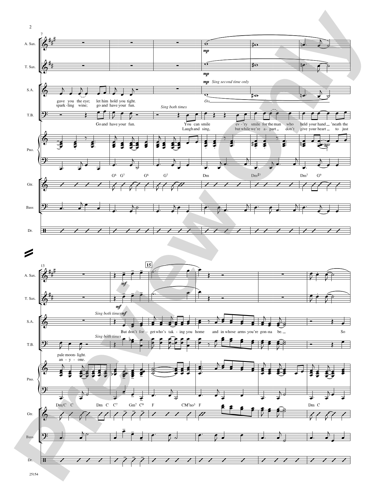 Save the Last Dance for Me: Choral SoundPax