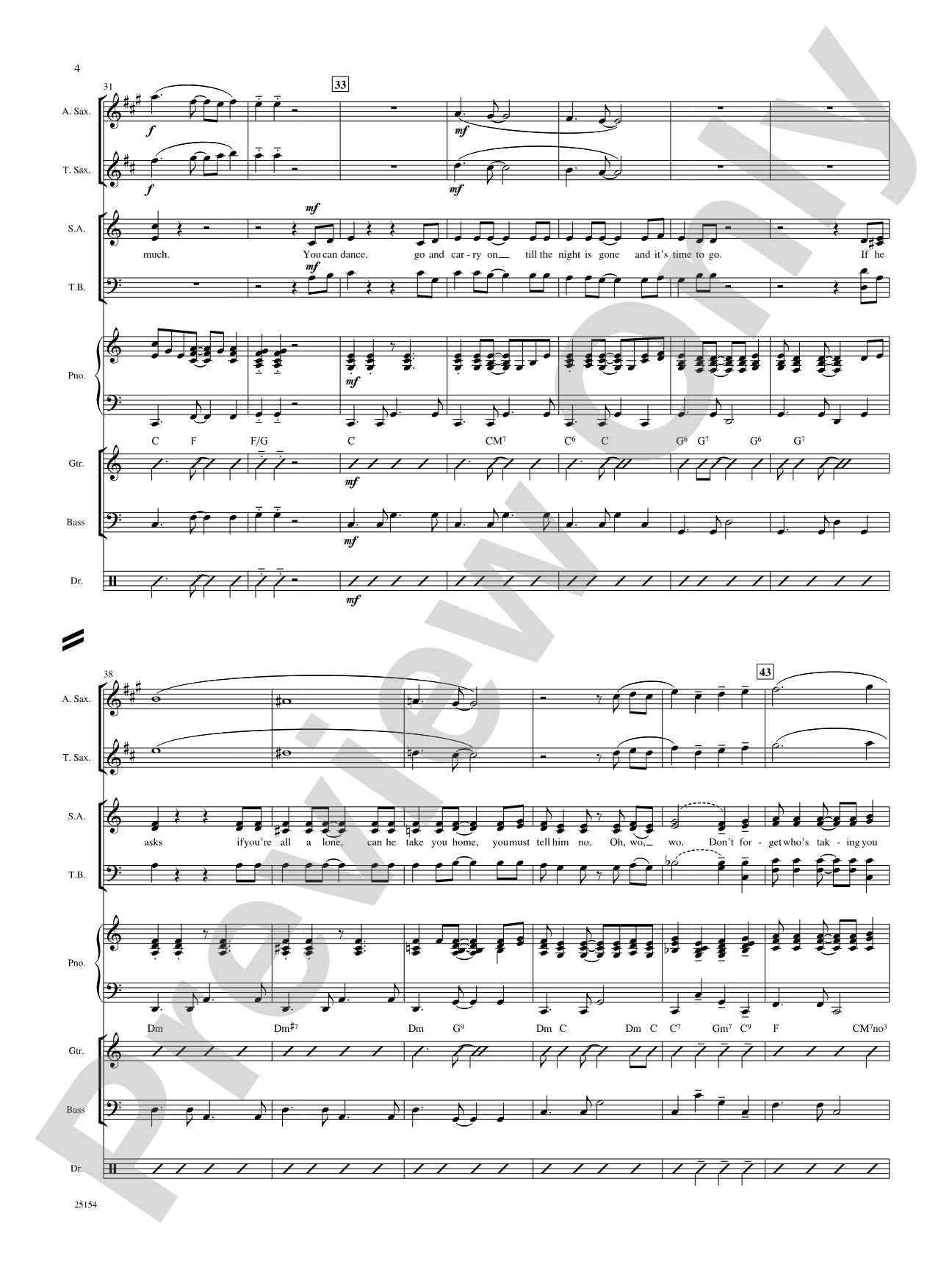 Save the Last Dance for Me: Choral SoundPax