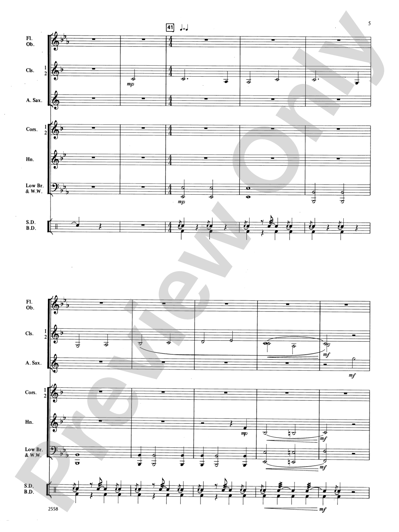 Homage to America: Concert Band Conductor Score & Parts