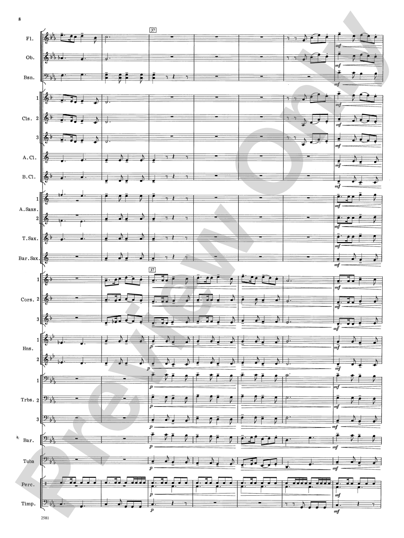 Devil Dance: Concert Band Conductor Score & Parts