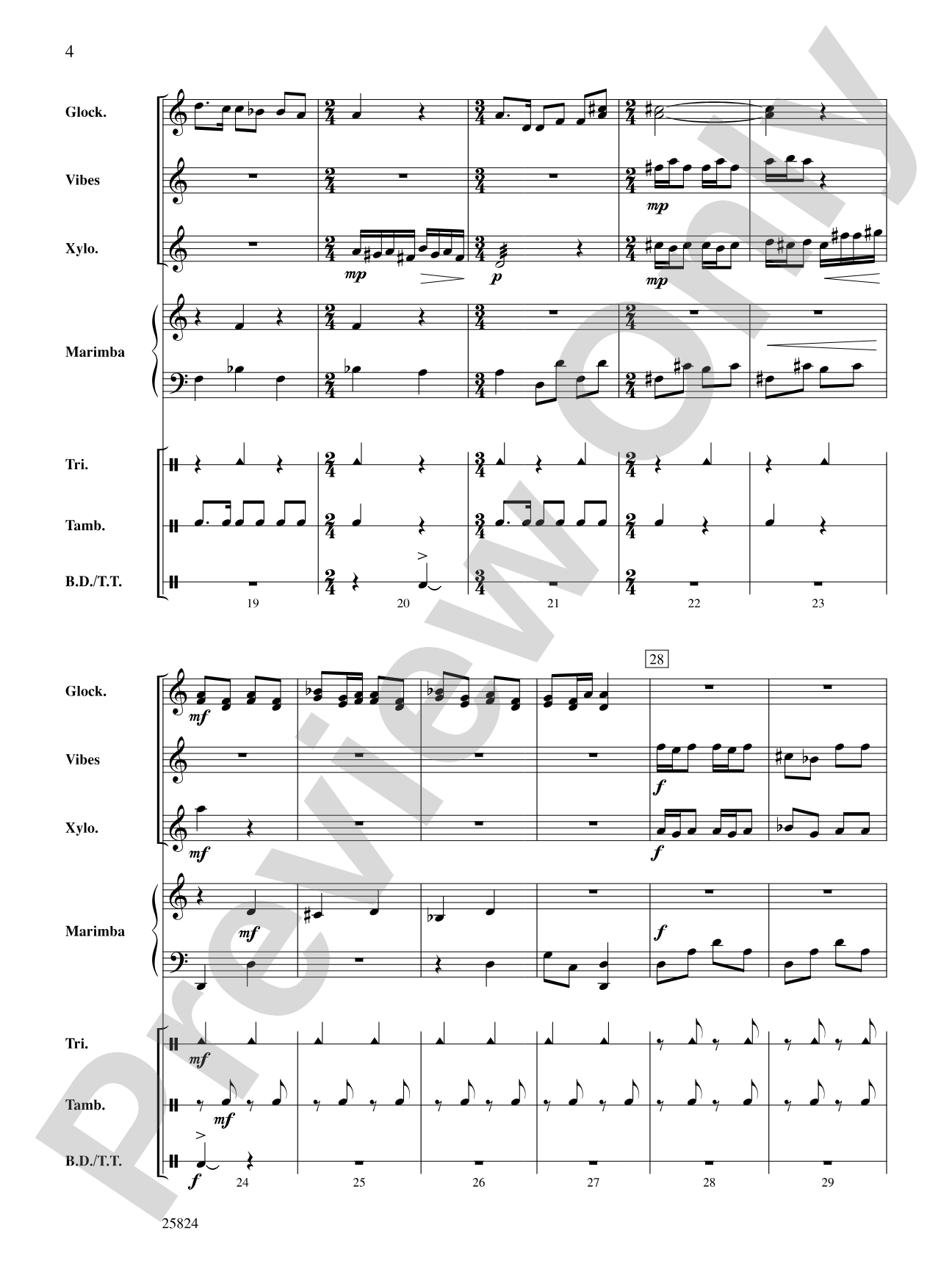 Double Trouble (from Harry Potter and the Prisoner of Azkaban): Percussion Ensemble Conductor Score & Parts