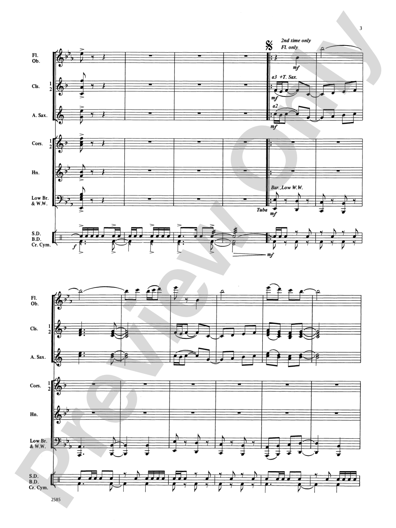 New Frontier March: Concert Band Conductor Score & Parts