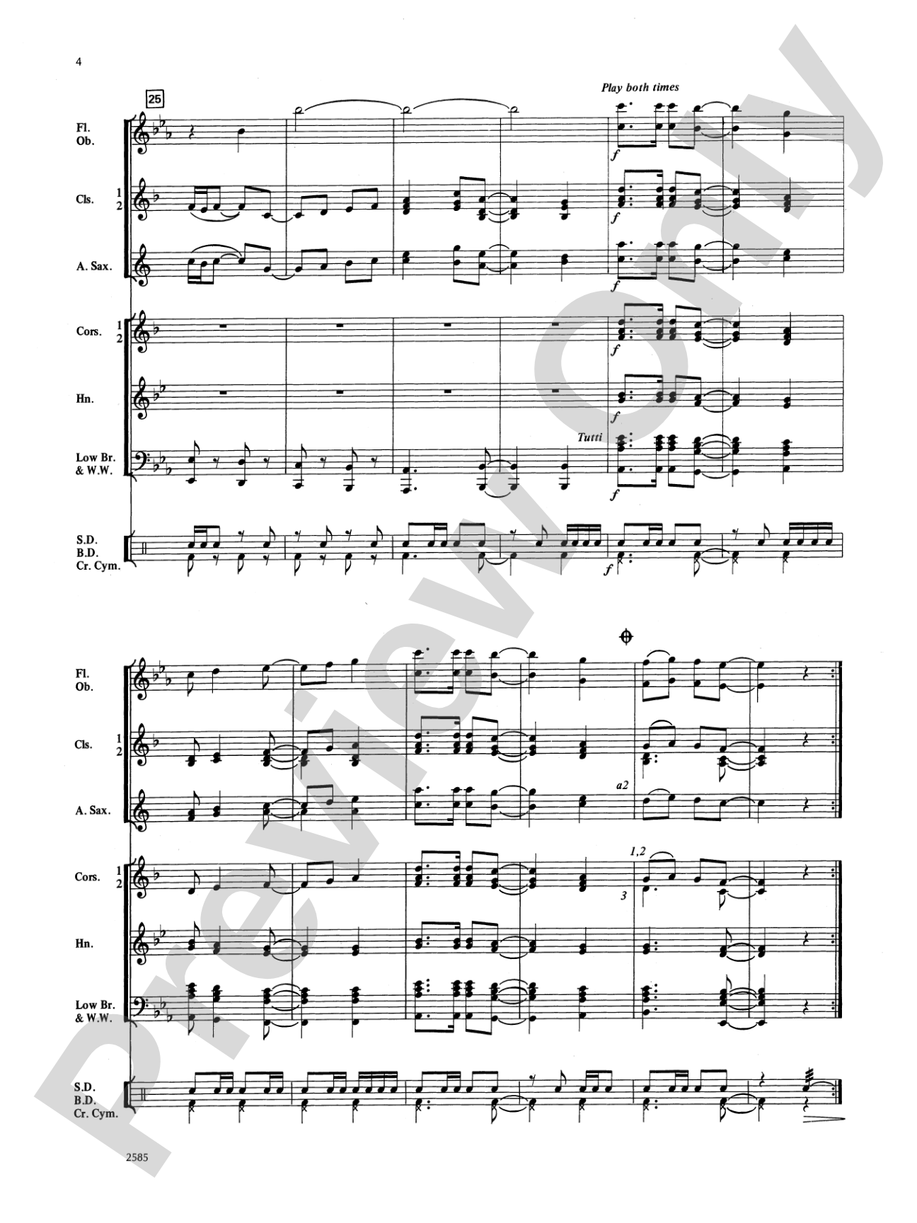 New Frontier March: Concert Band Conductor Score & Parts