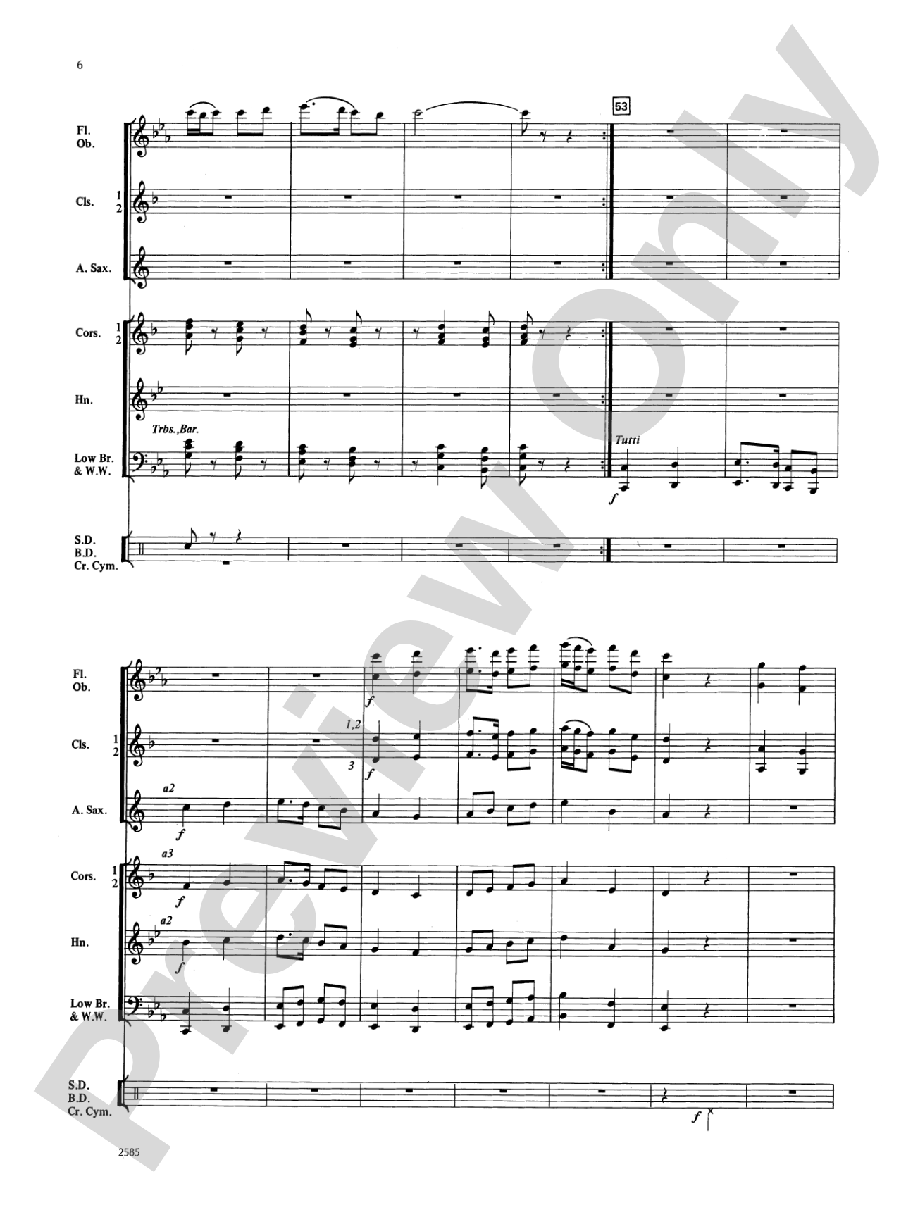 New Frontier March: Concert Band Conductor Score & Parts