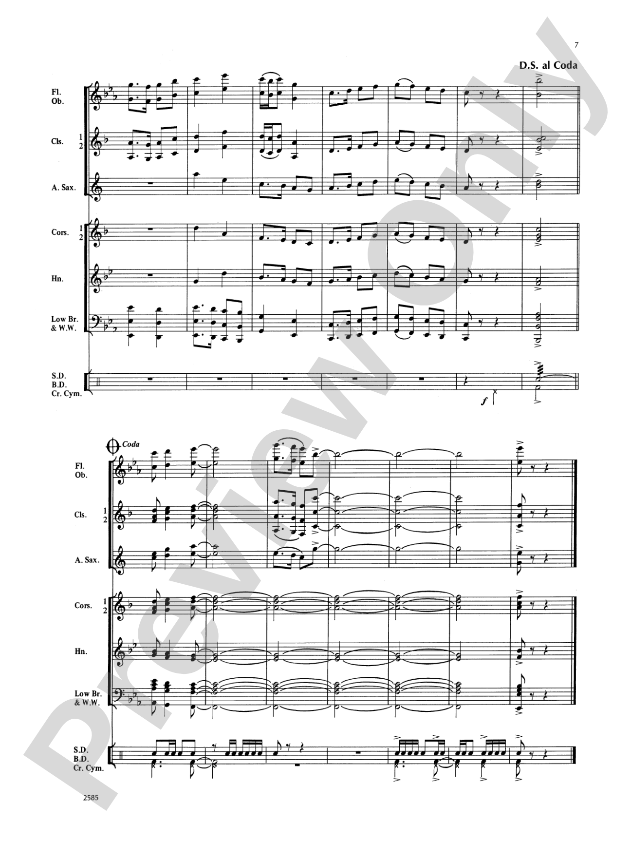 New Frontier March: Concert Band Conductor Score & Parts