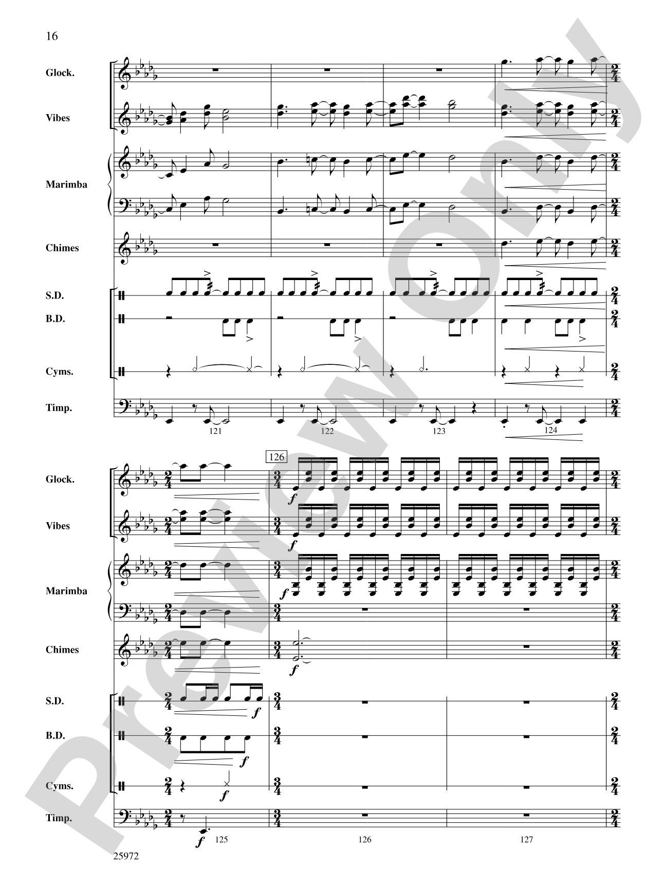 Celestial Welcome: Percussion Ensemble Conductor Score & Parts