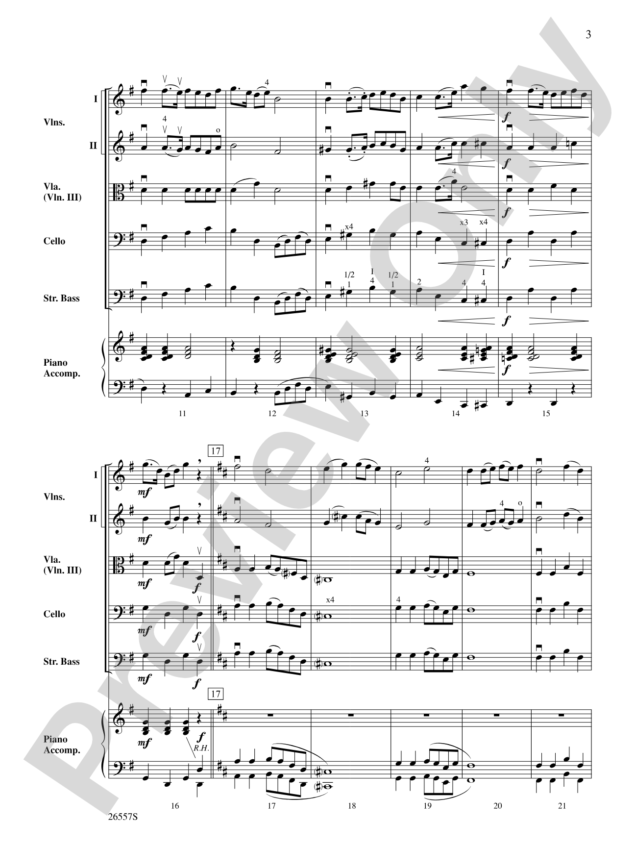 Golden Harvest: String Orchestra Conductor Score & Parts
