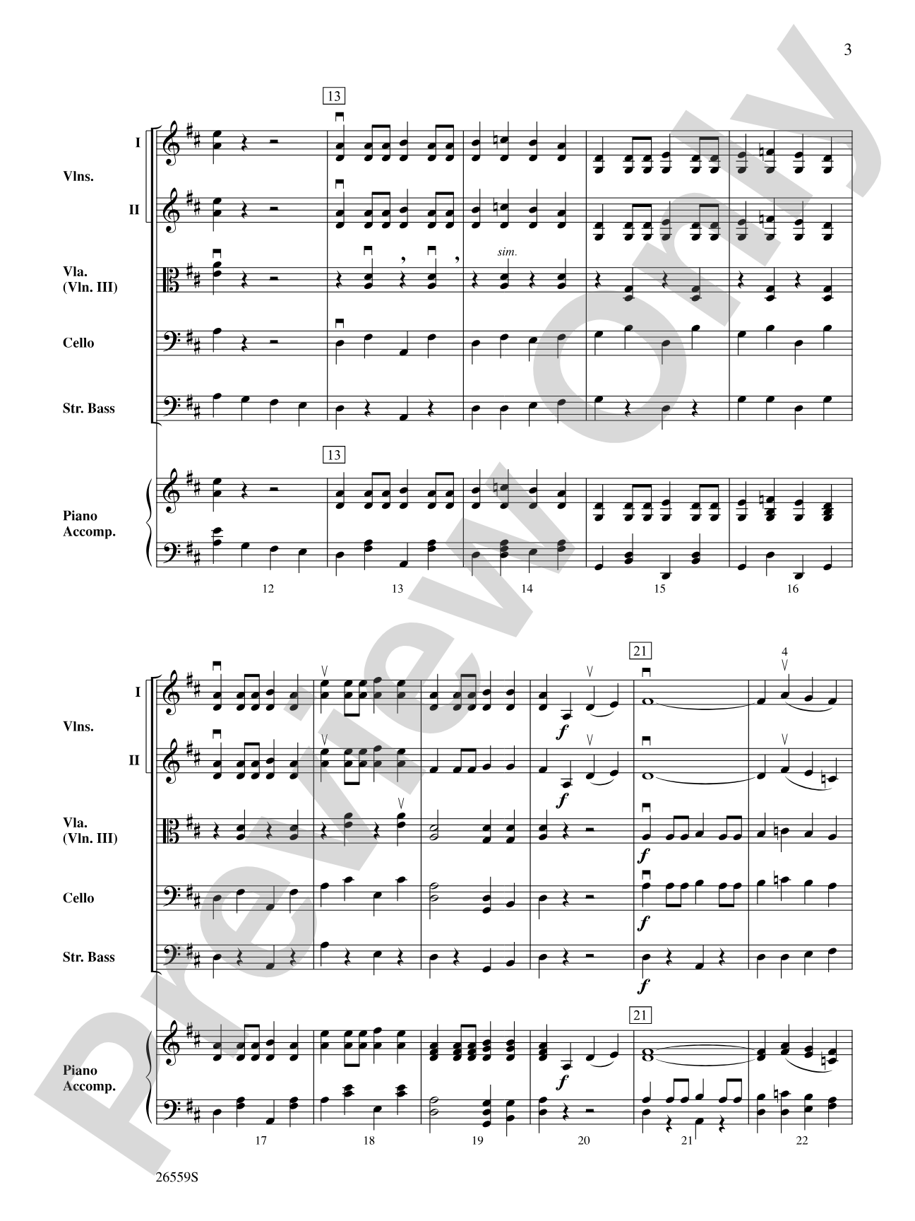 Fiddles at Shady Gulch: String Orchestra Conductor Score & Parts