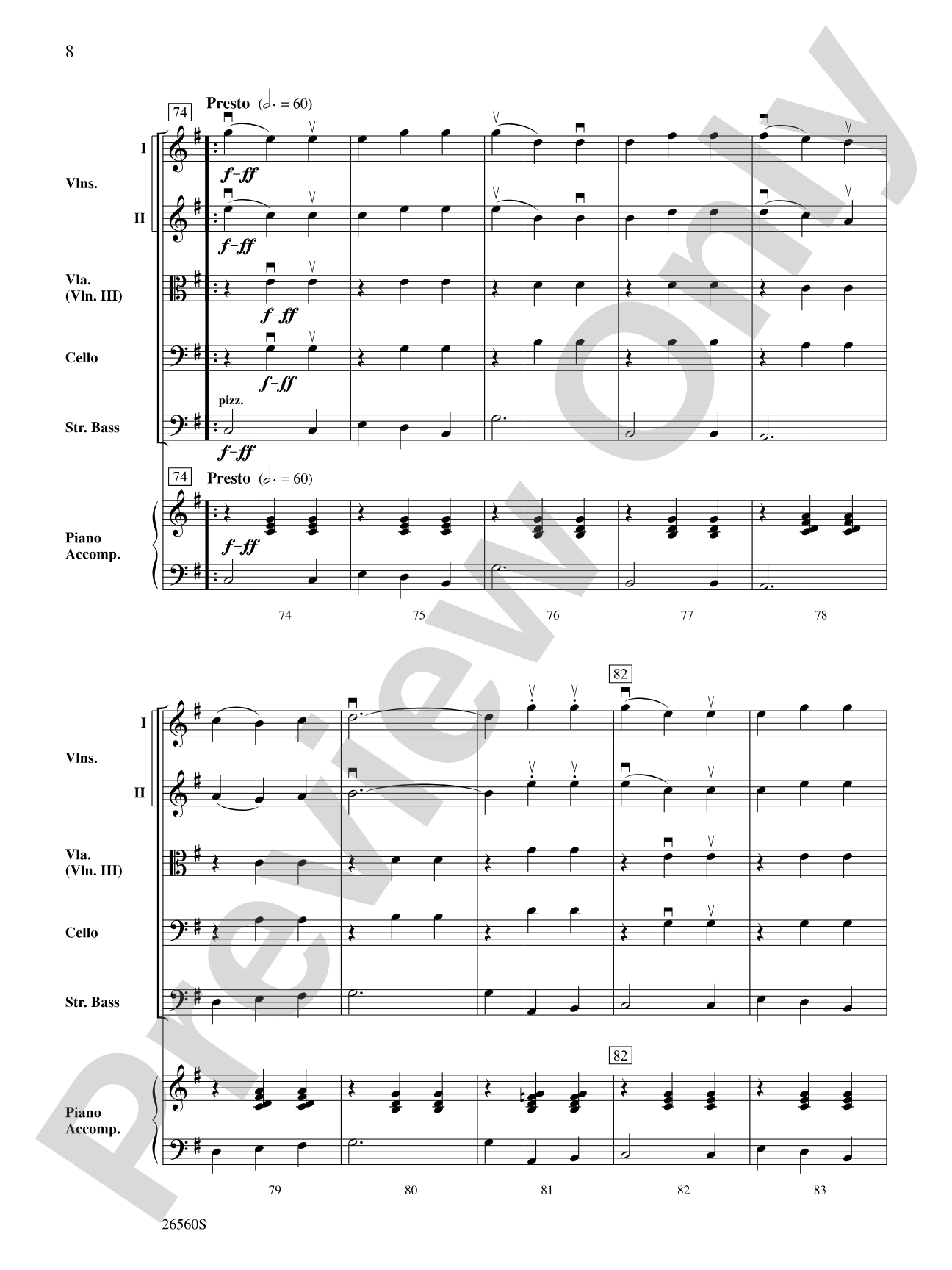 A Merry-achi Christmas: String Orchestra Conductor Score & Parts