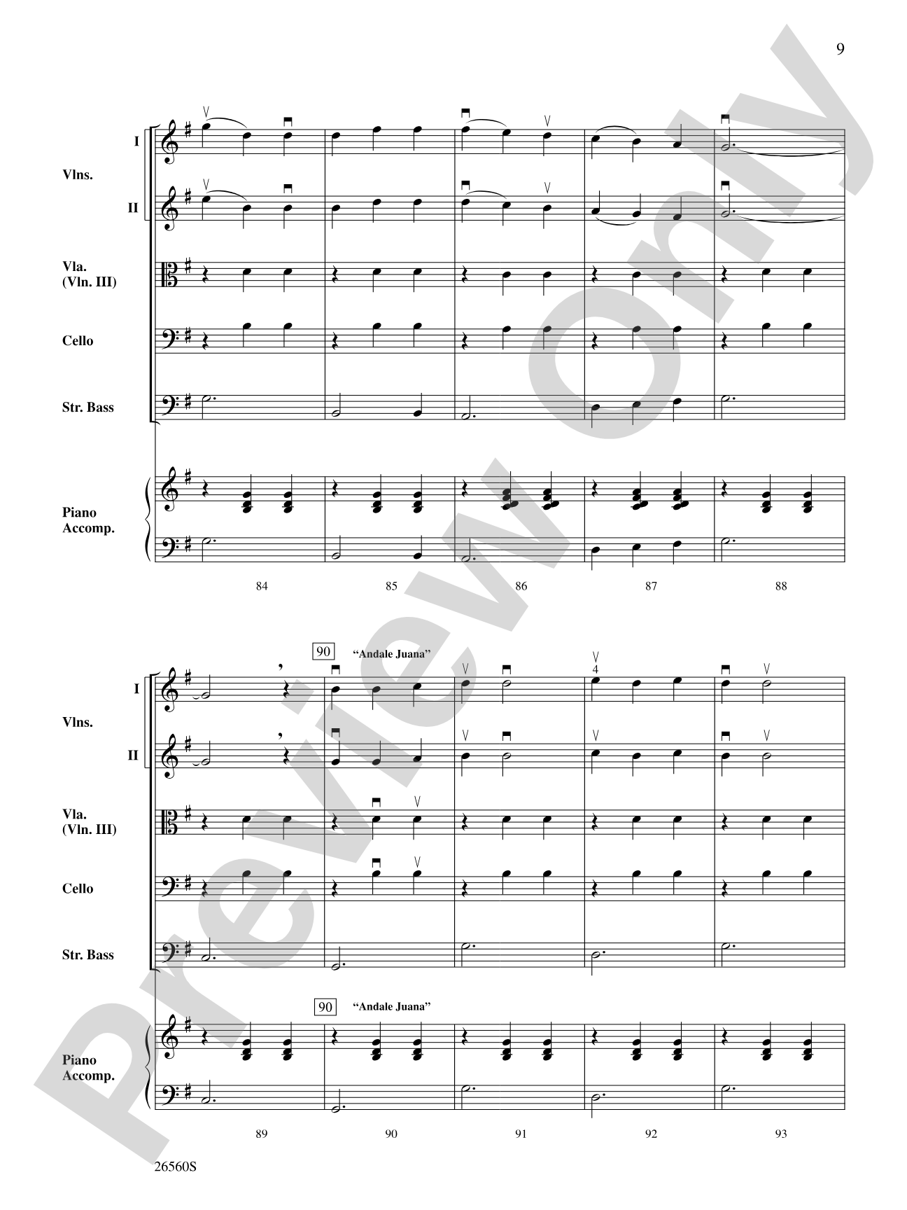 A Merry-achi Christmas: String Orchestra Conductor Score & Parts