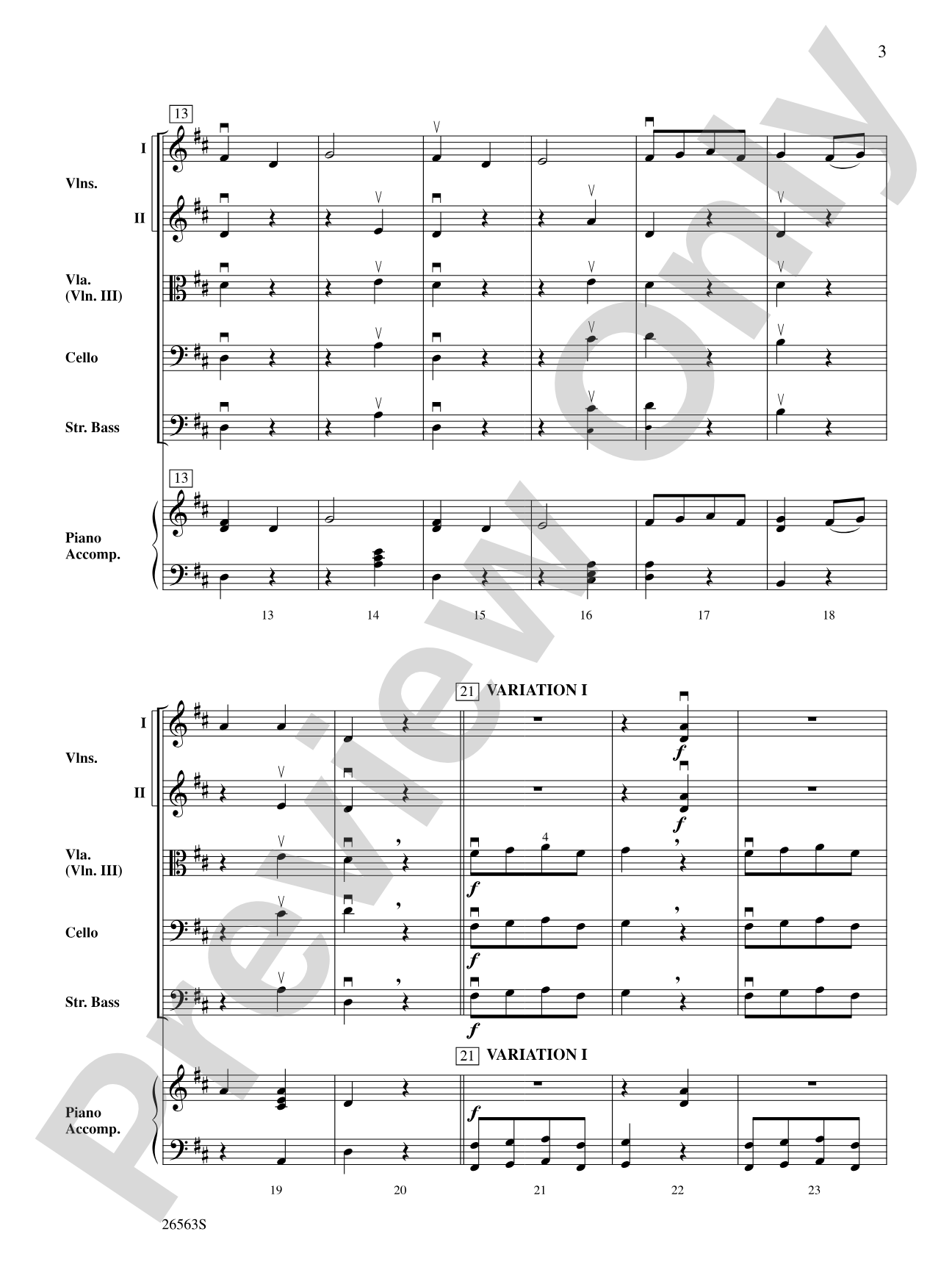 Hey, Shepherds!: Score