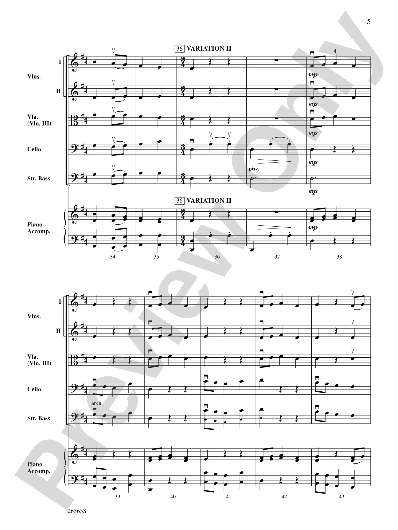 Hey, Shepherds!: Score