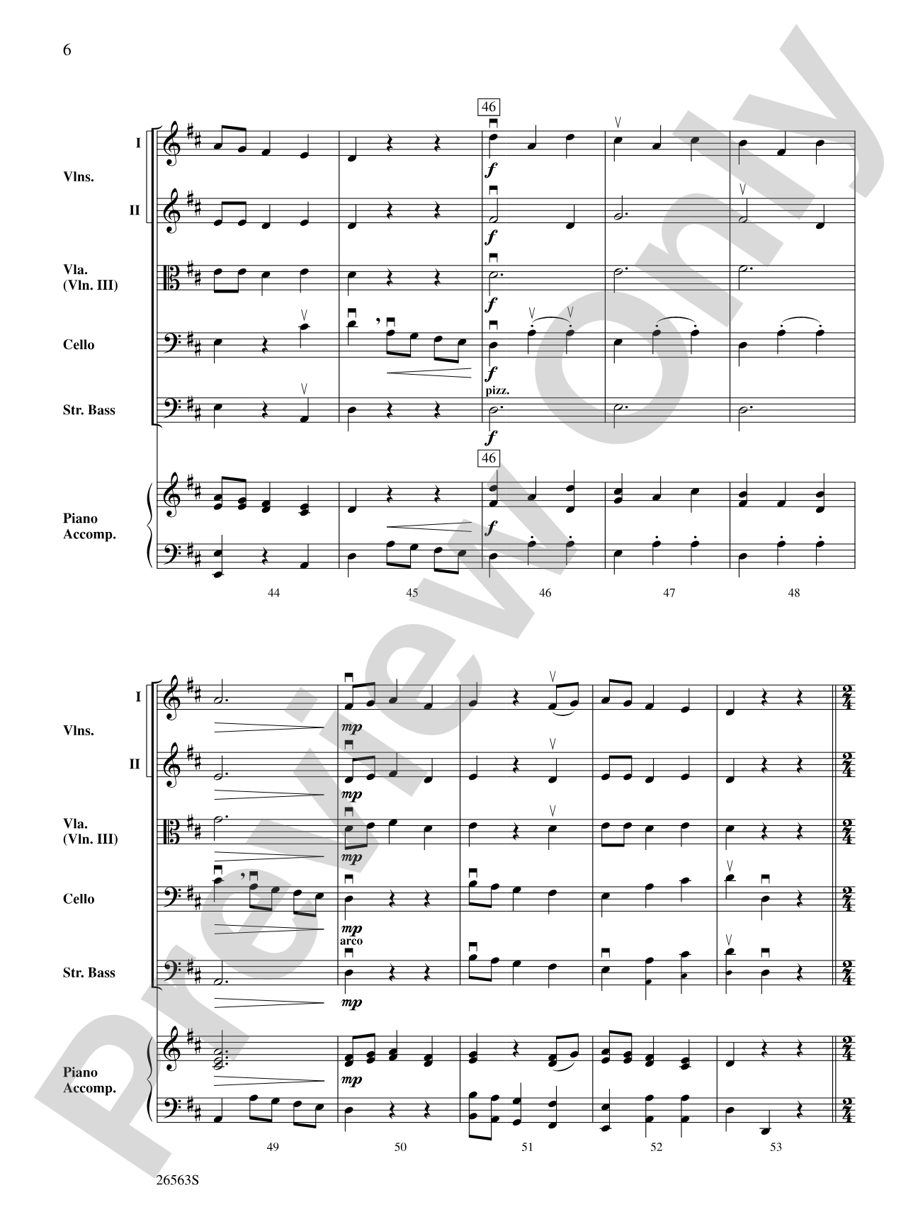 Hey, Shepherds!: Score