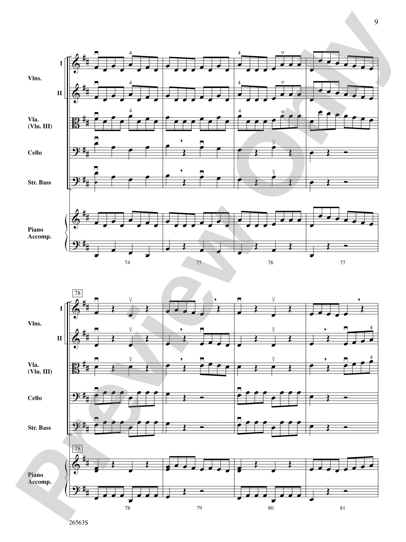 Hey, Shepherds!: Score