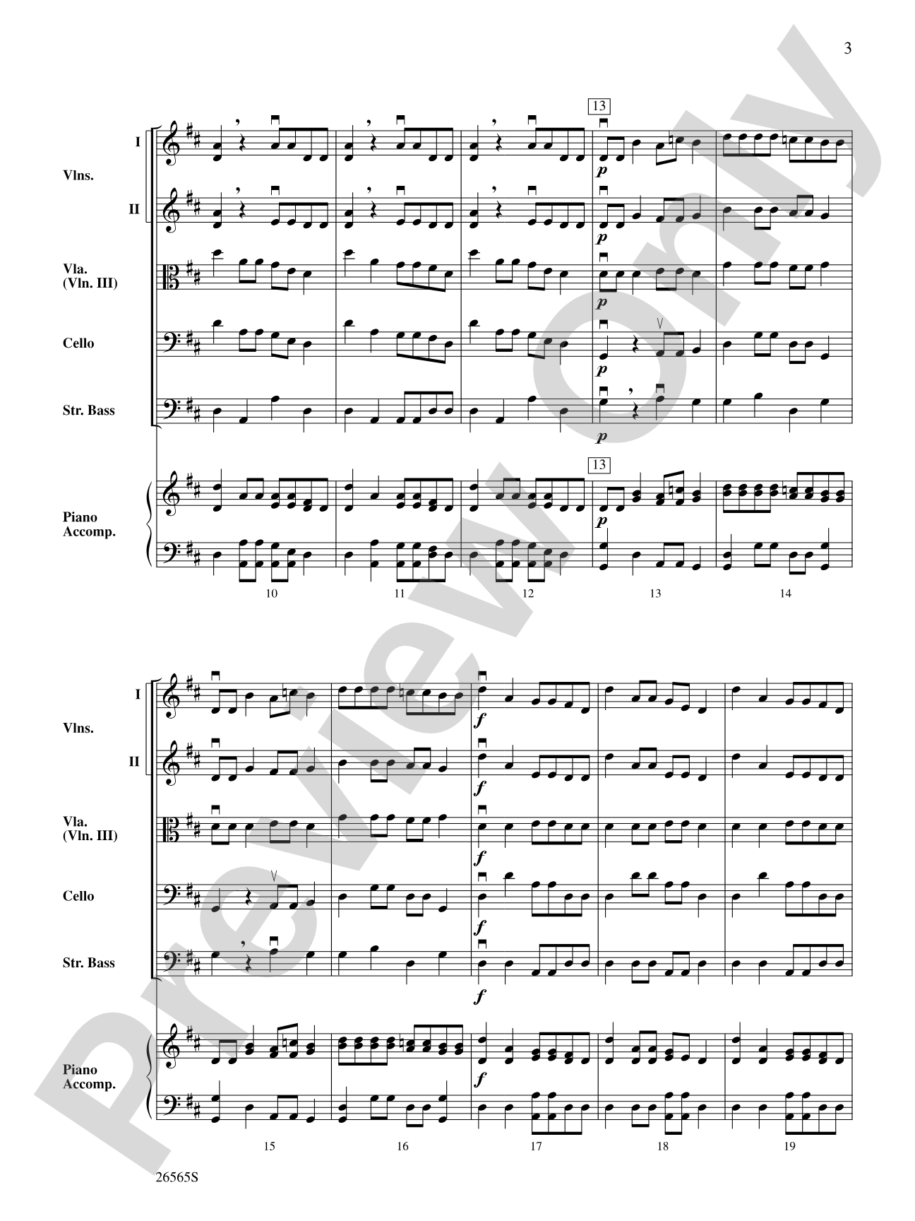 Hopak Dance: String Orchestra Conductor Score & Parts