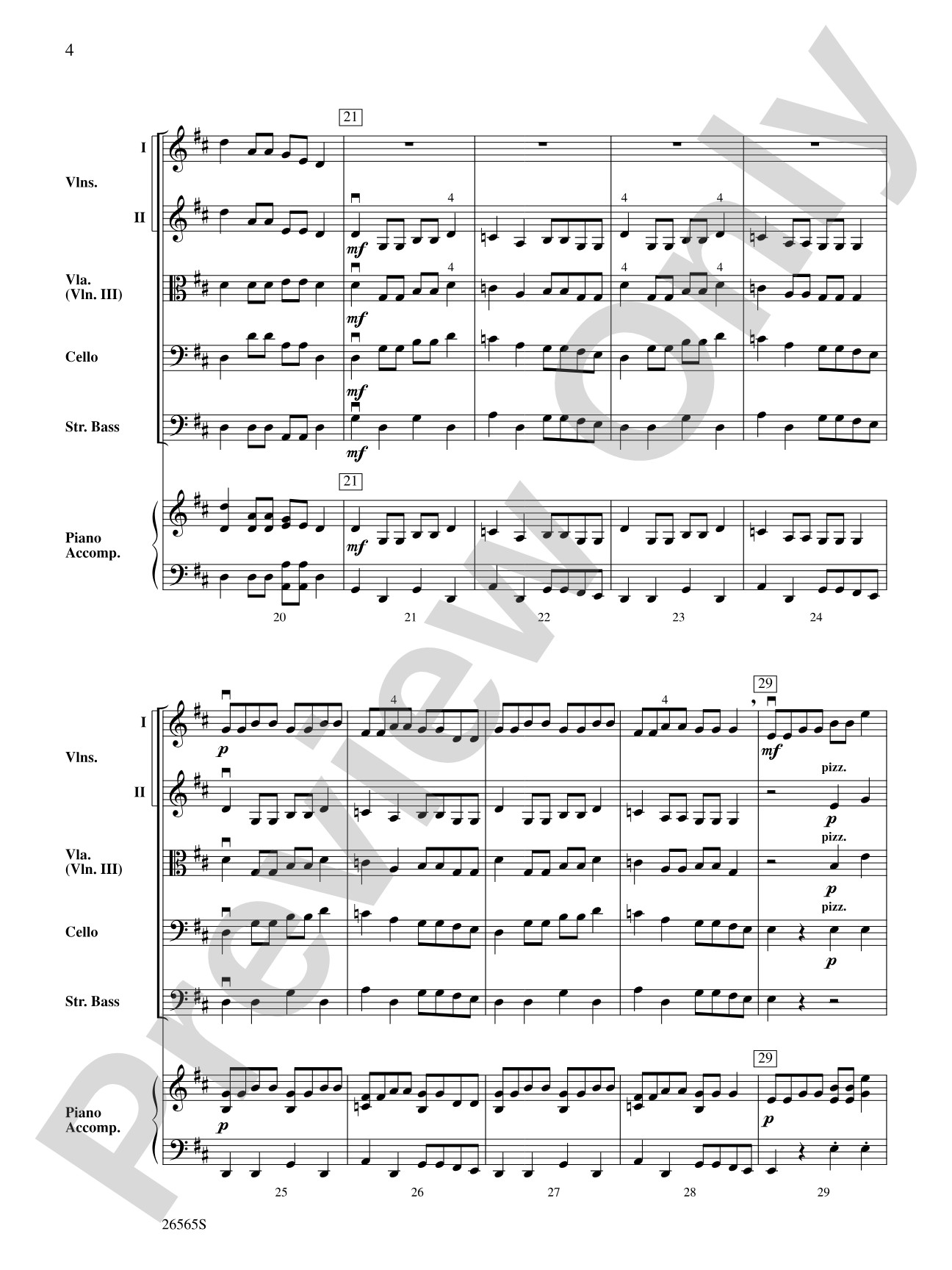 Hopak Dance: String Orchestra Conductor Score & Parts