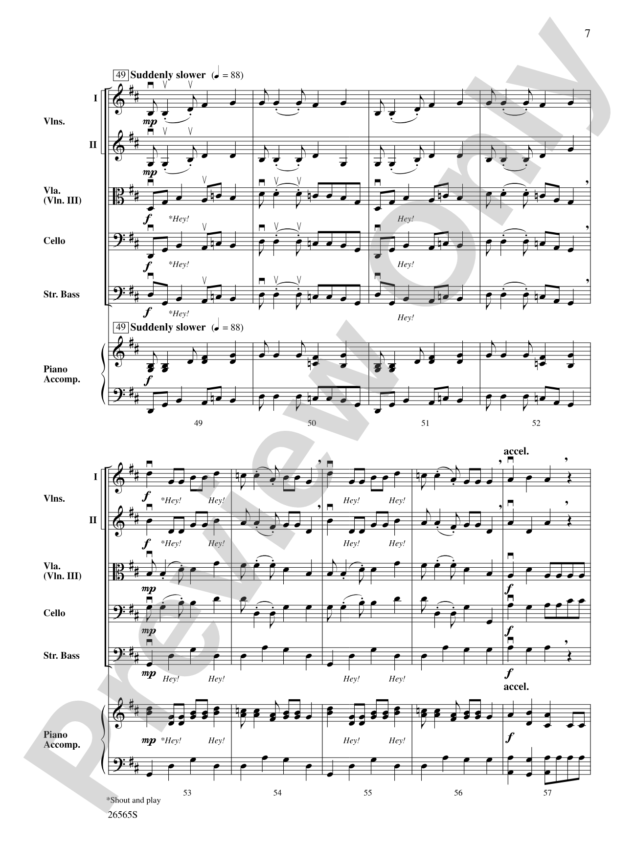 Hopak Dance: String Orchestra Conductor Score & Parts