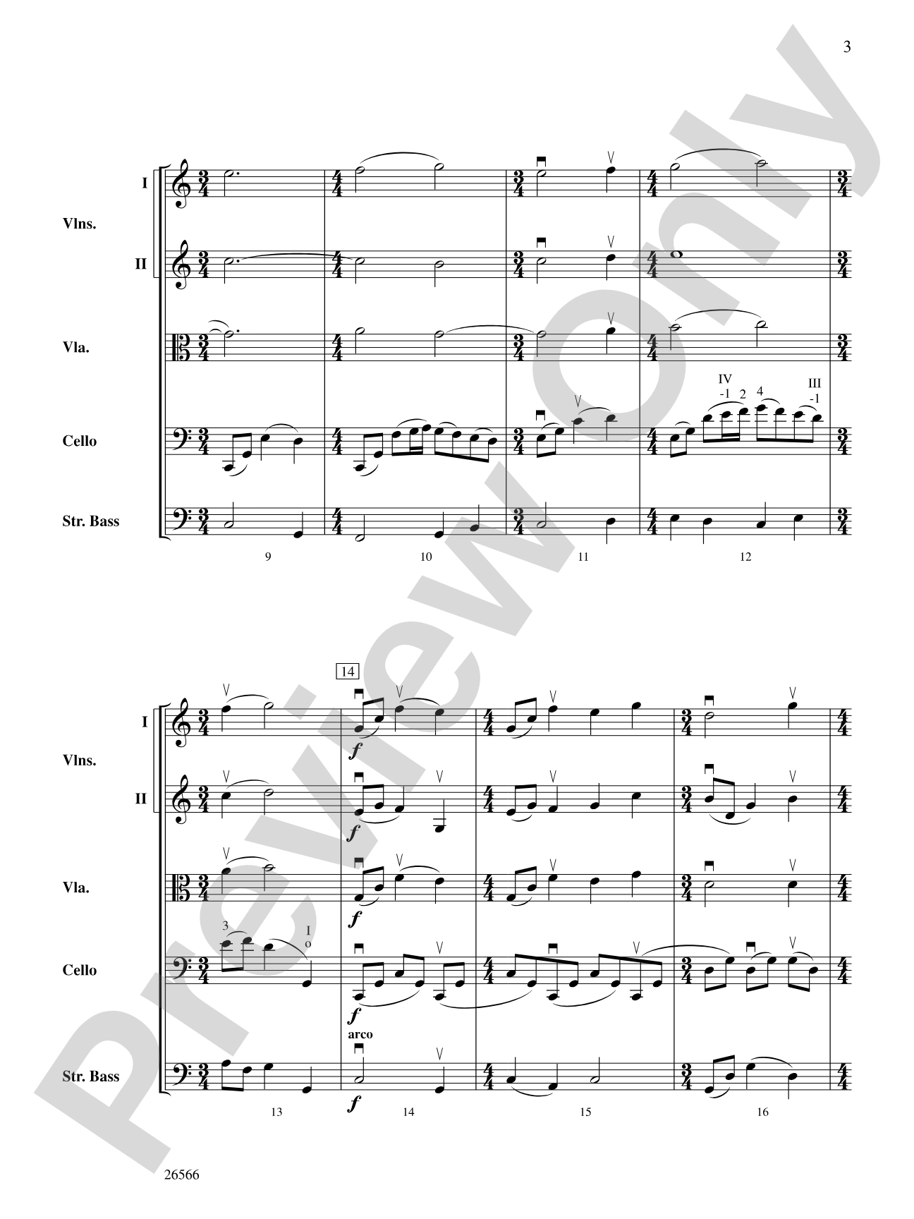American Princess: String Orchestra Conductor Score & Parts