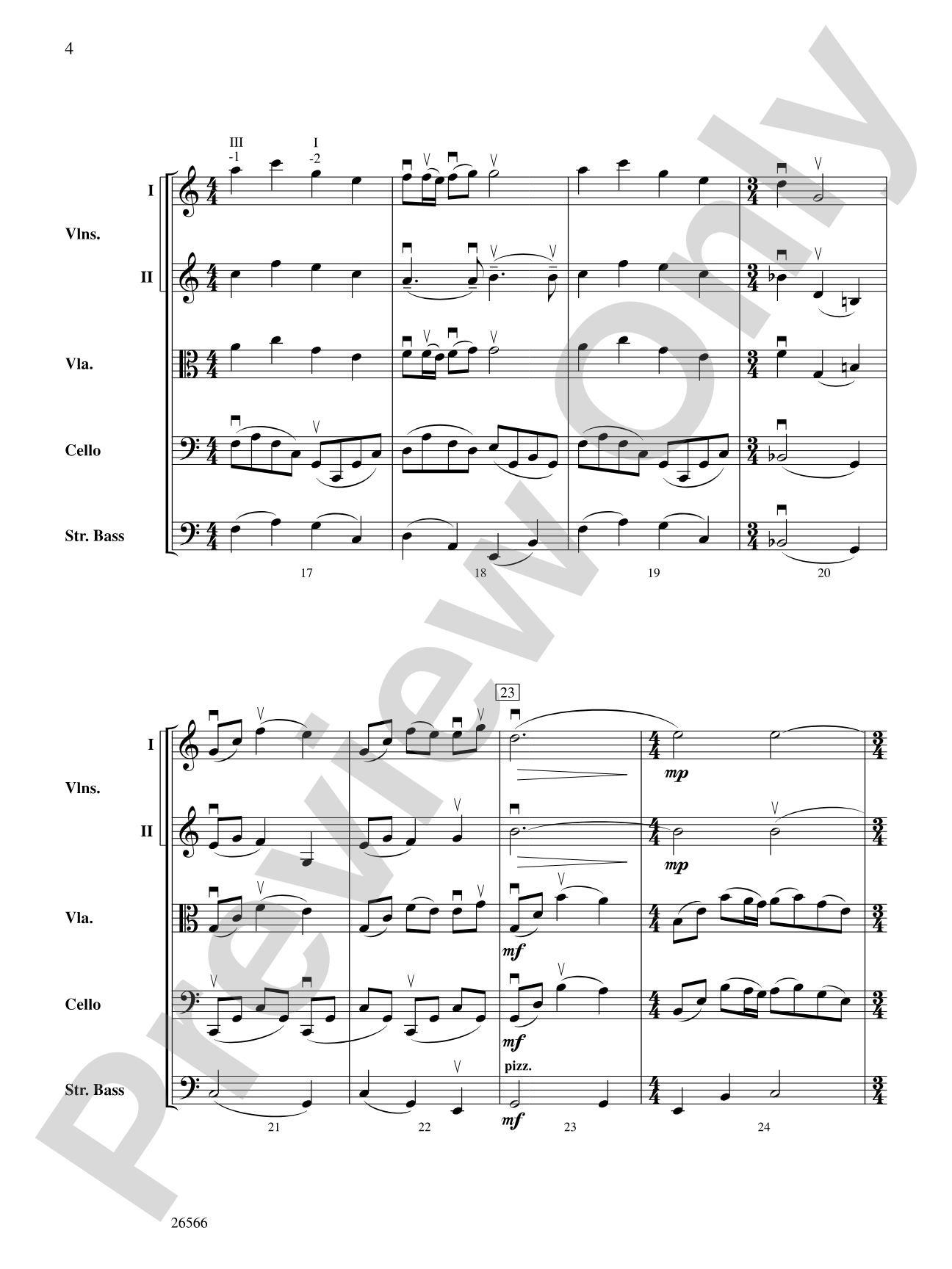 American Princess: String Orchestra Conductor Score & Parts