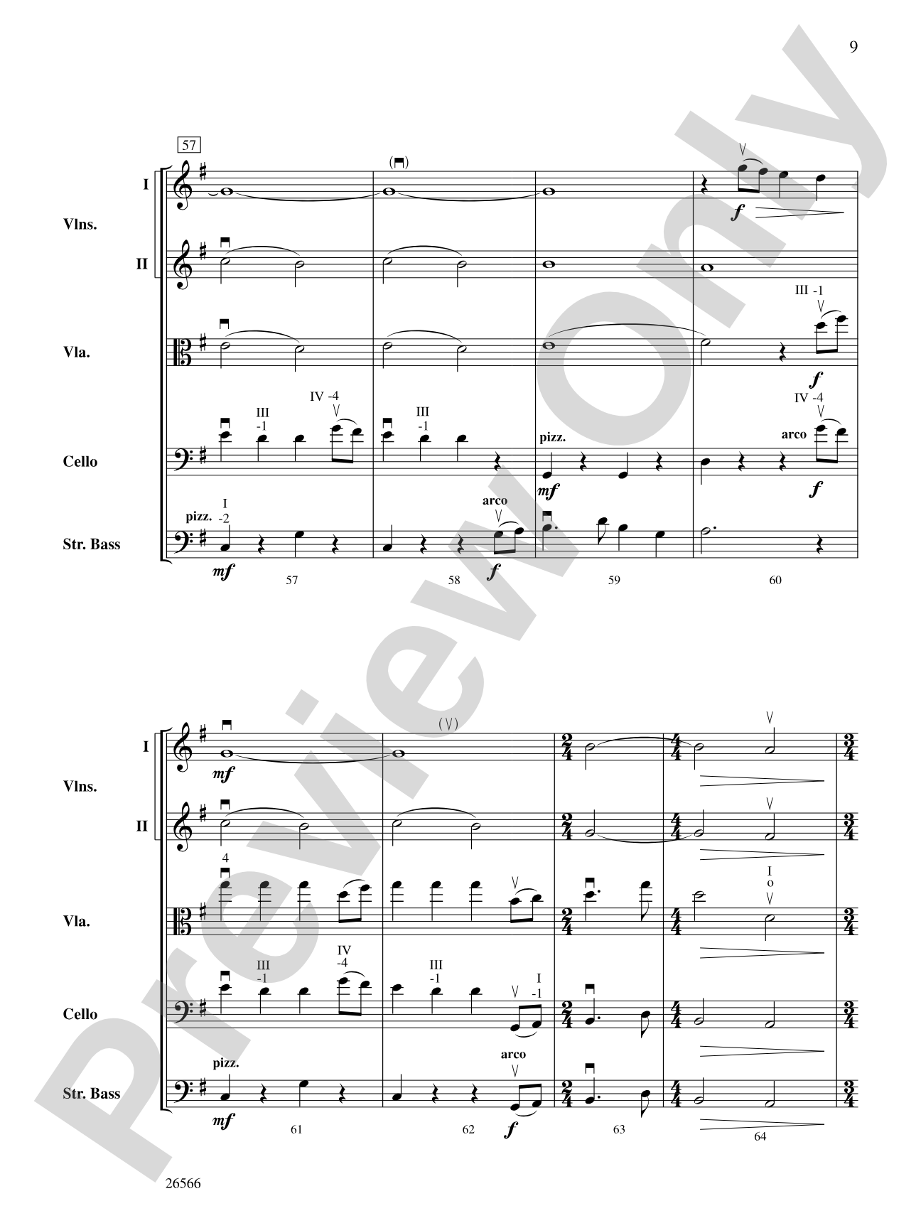 American Princess: String Orchestra Conductor Score & Parts