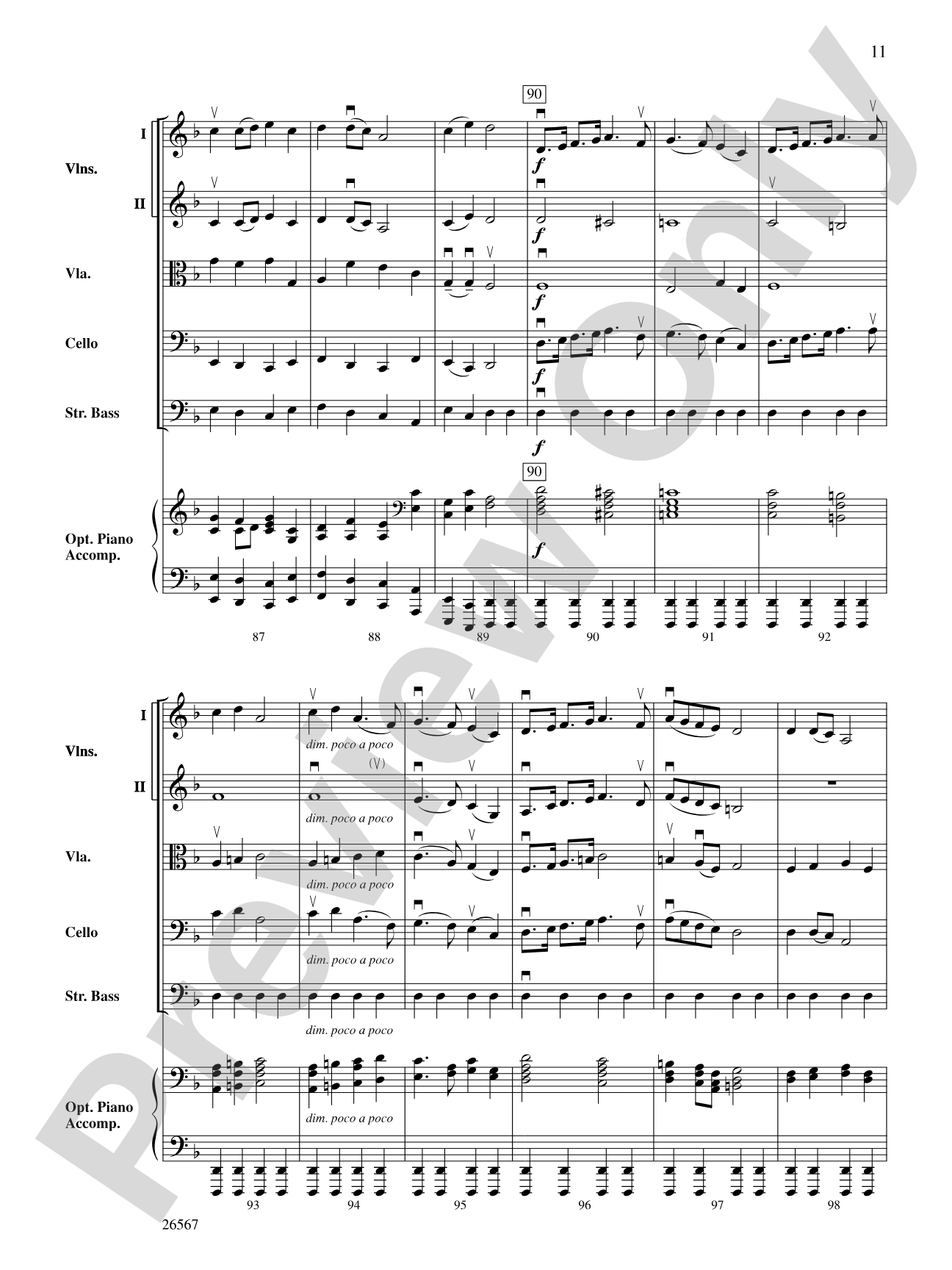 Seven Scottish Airs: String Orchestra Conductor Score & Parts