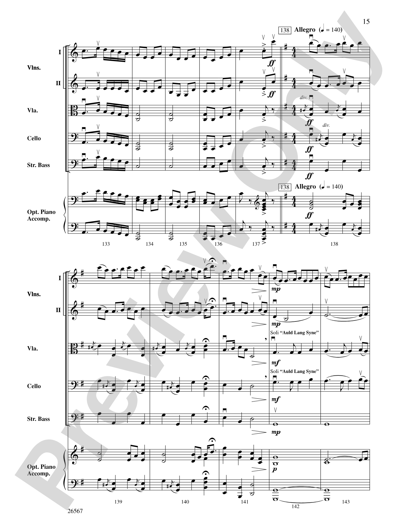 Seven Scottish Airs: String Orchestra Conductor Score & Parts