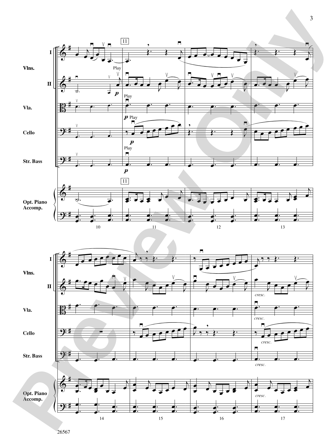 Seven Scottish Airs: String Orchestra Conductor Score & Parts