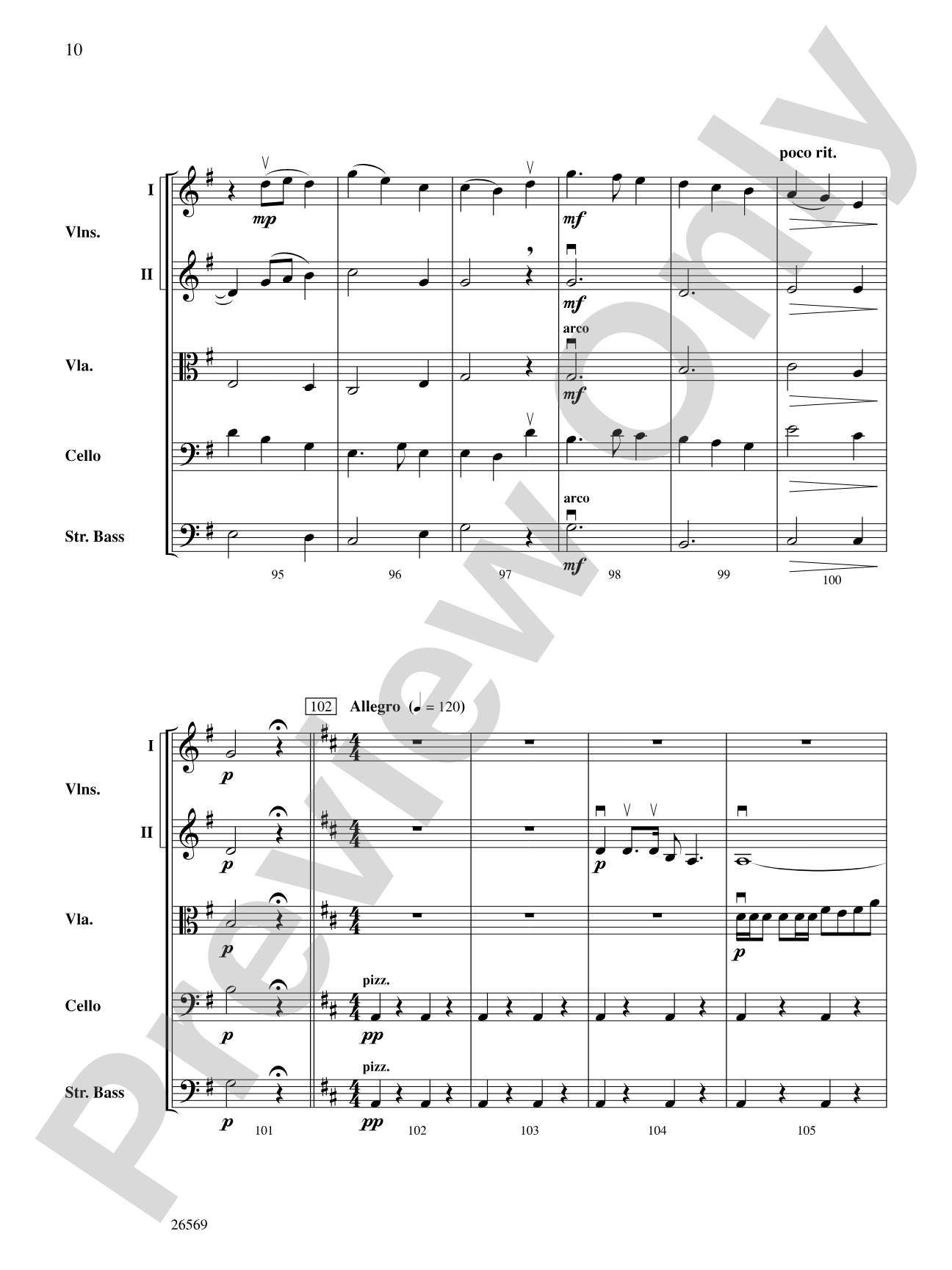A Westward Journey and Jubilee: String Orchestra Conductor Score & Parts