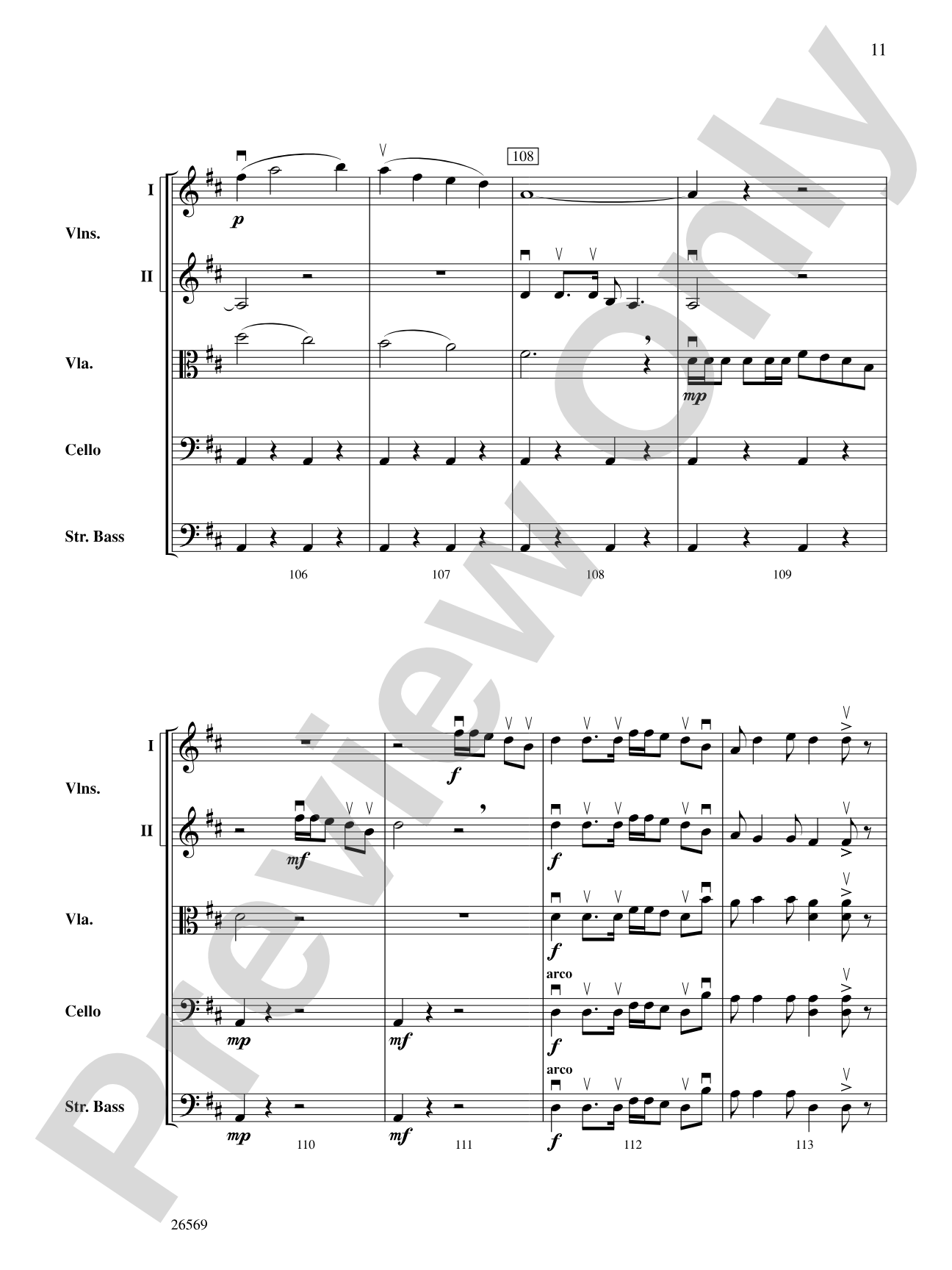 A Westward Journey and Jubilee: String Orchestra Conductor Score & Parts