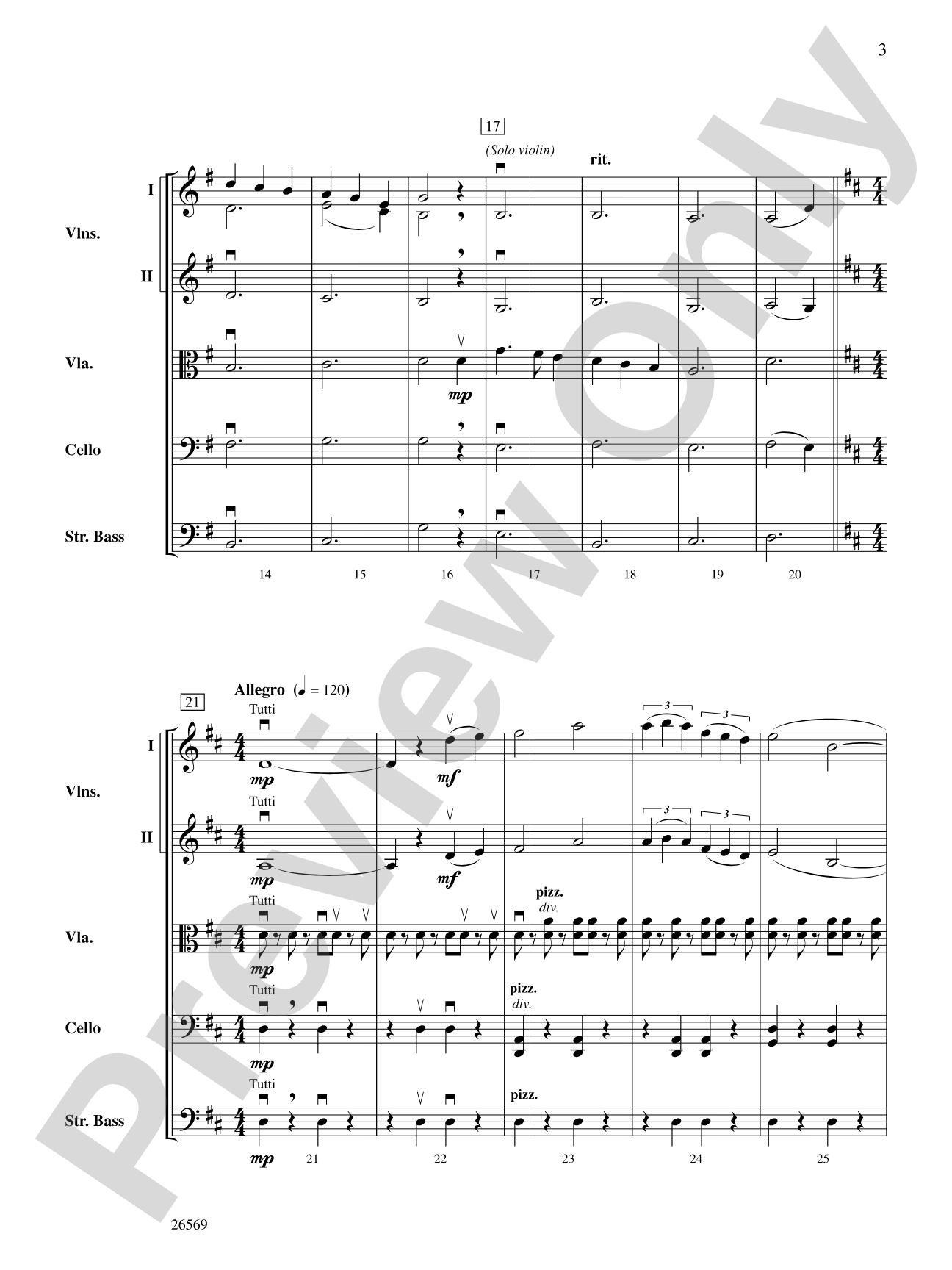 A Westward Journey and Jubilee: String Orchestra Conductor Score & Parts