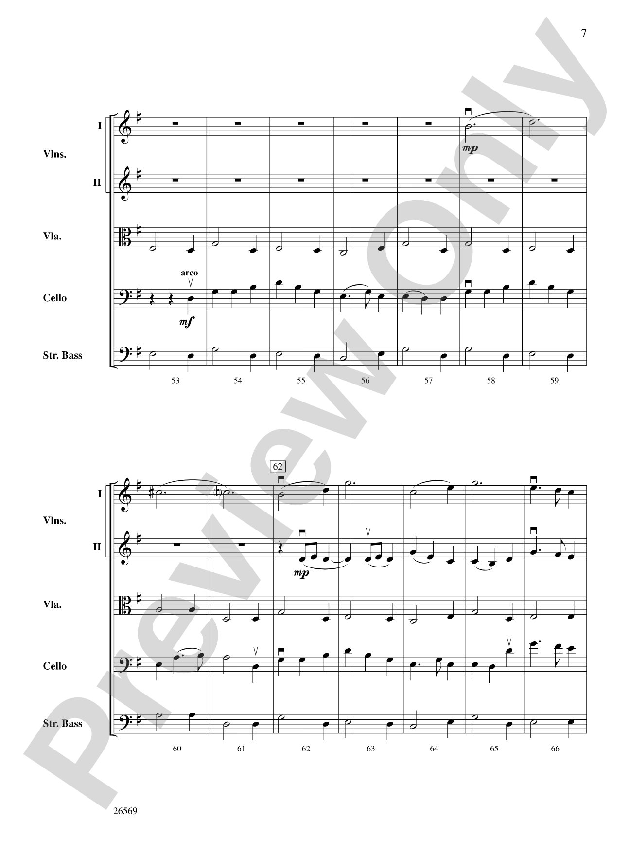 A Westward Journey and Jubilee: String Orchestra Conductor Score & Parts