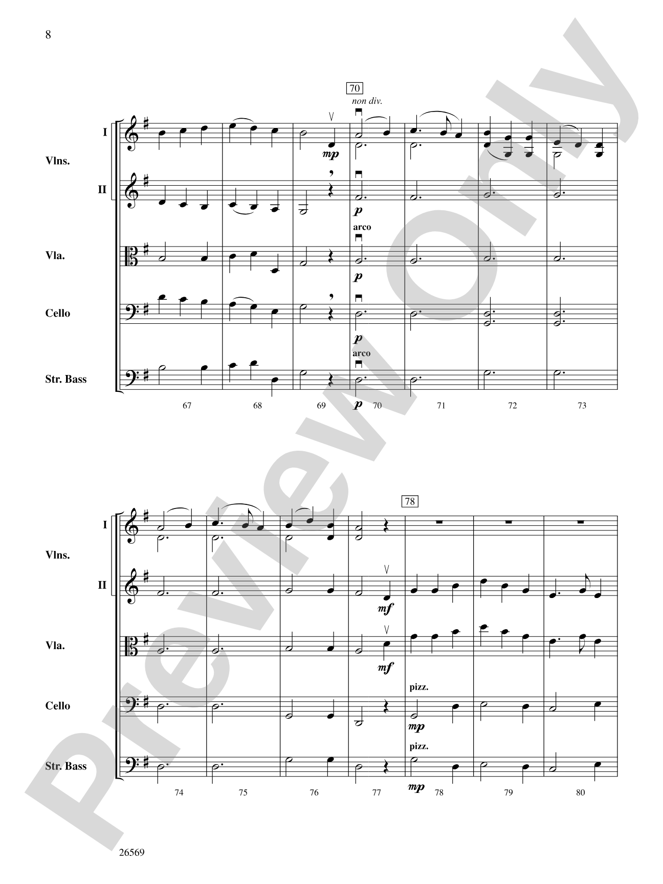 A Westward Journey and Jubilee: String Orchestra Conductor Score & Parts