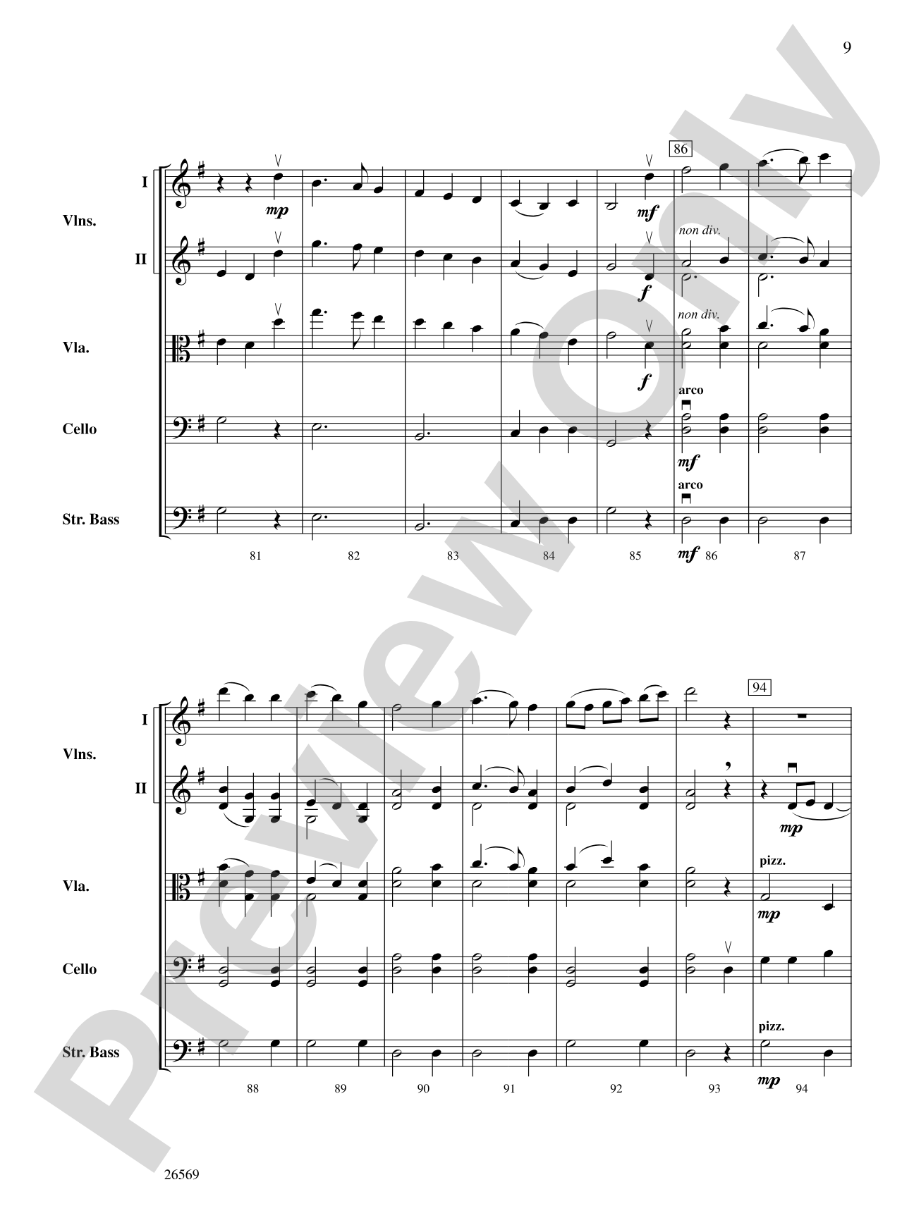 A Westward Journey and Jubilee: String Orchestra Conductor Score & Parts