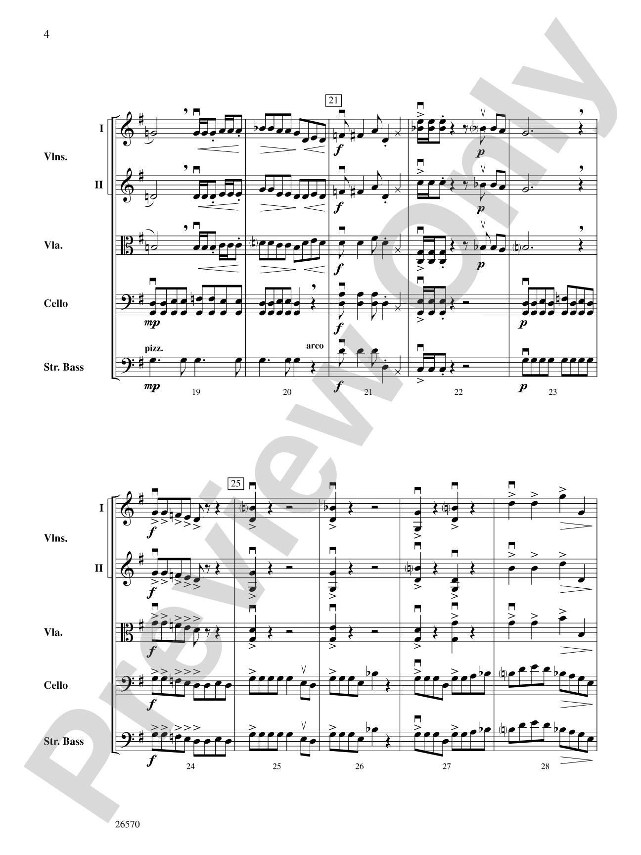 Fill in the Blanks: String Orchestra Conductor Score & Parts