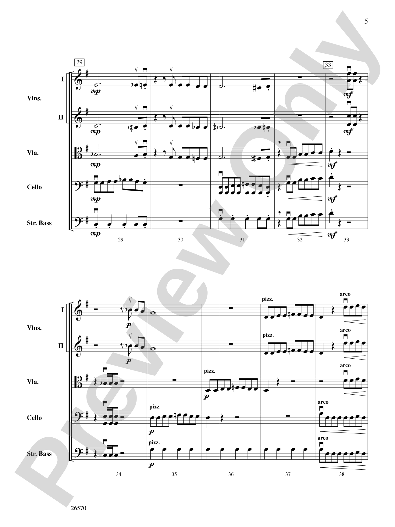 Fill in the Blanks: String Orchestra Conductor Score & Parts