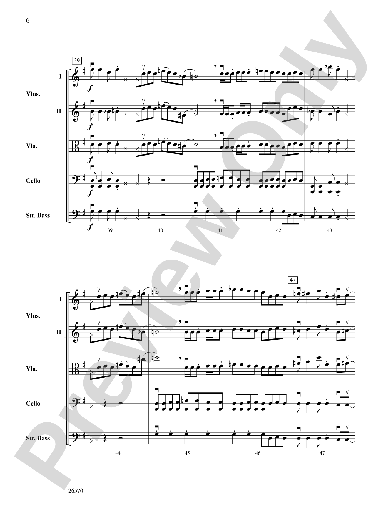 Fill in the Blanks: String Orchestra Conductor Score & Parts