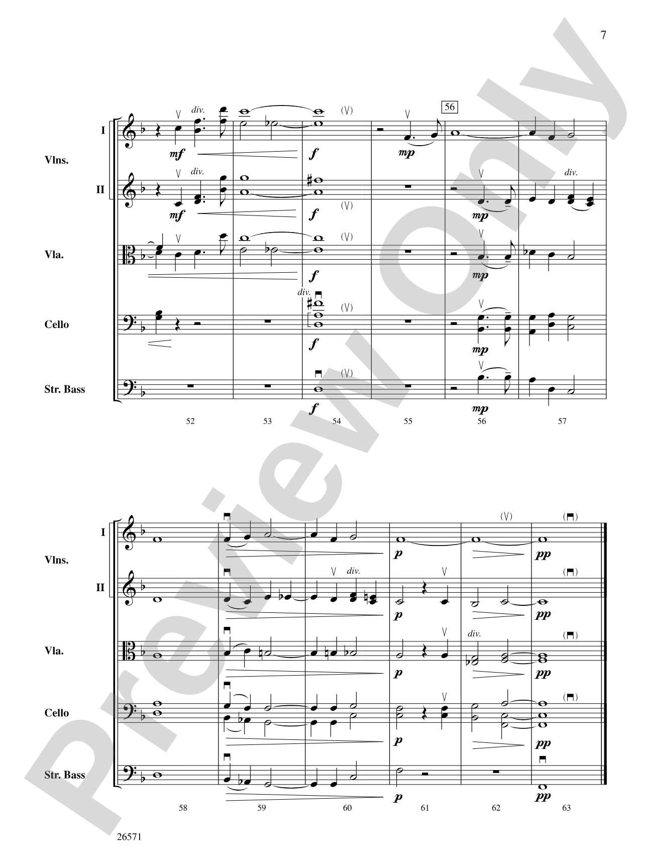 Shenandoah: String Orchestra Conductor Score & Parts