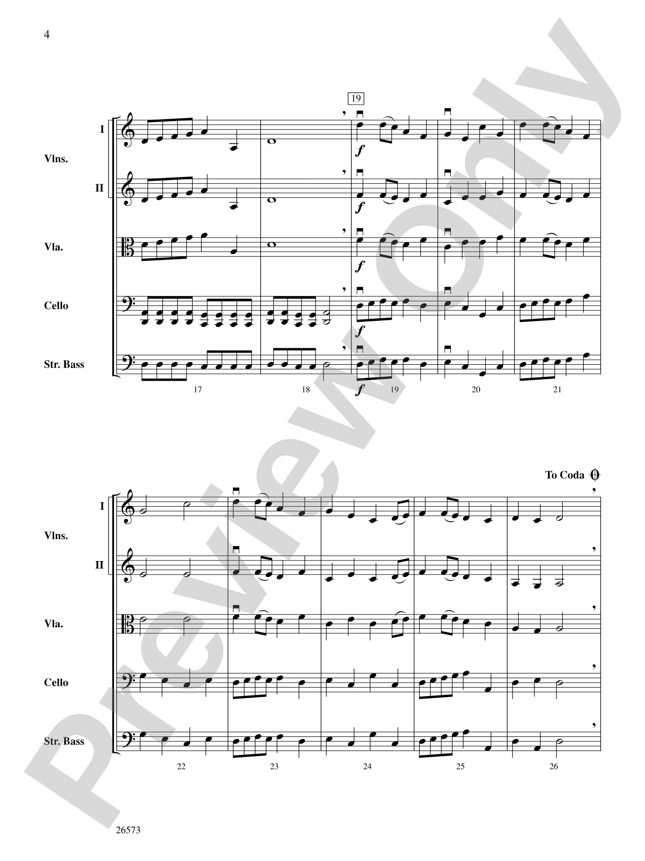 King's Court: String Orchestra Conductor Score & Parts
