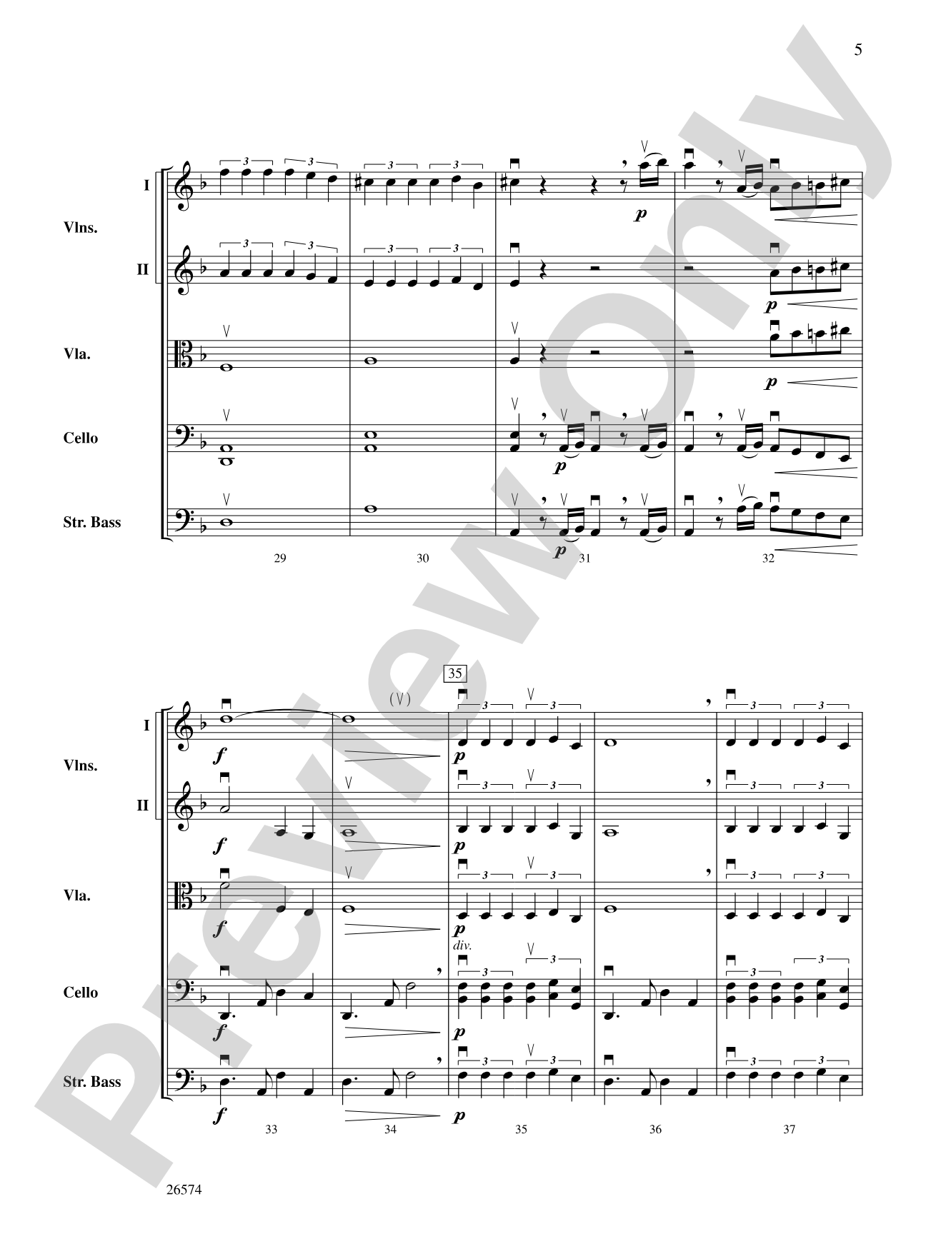 Tango d'Amour: String Orchestra Conductor Score & Parts
