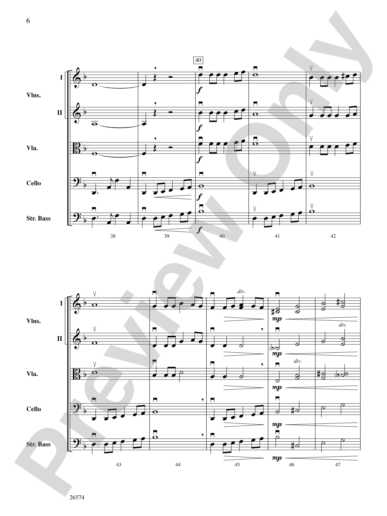 Tango d'Amour: String Orchestra Conductor Score & Parts