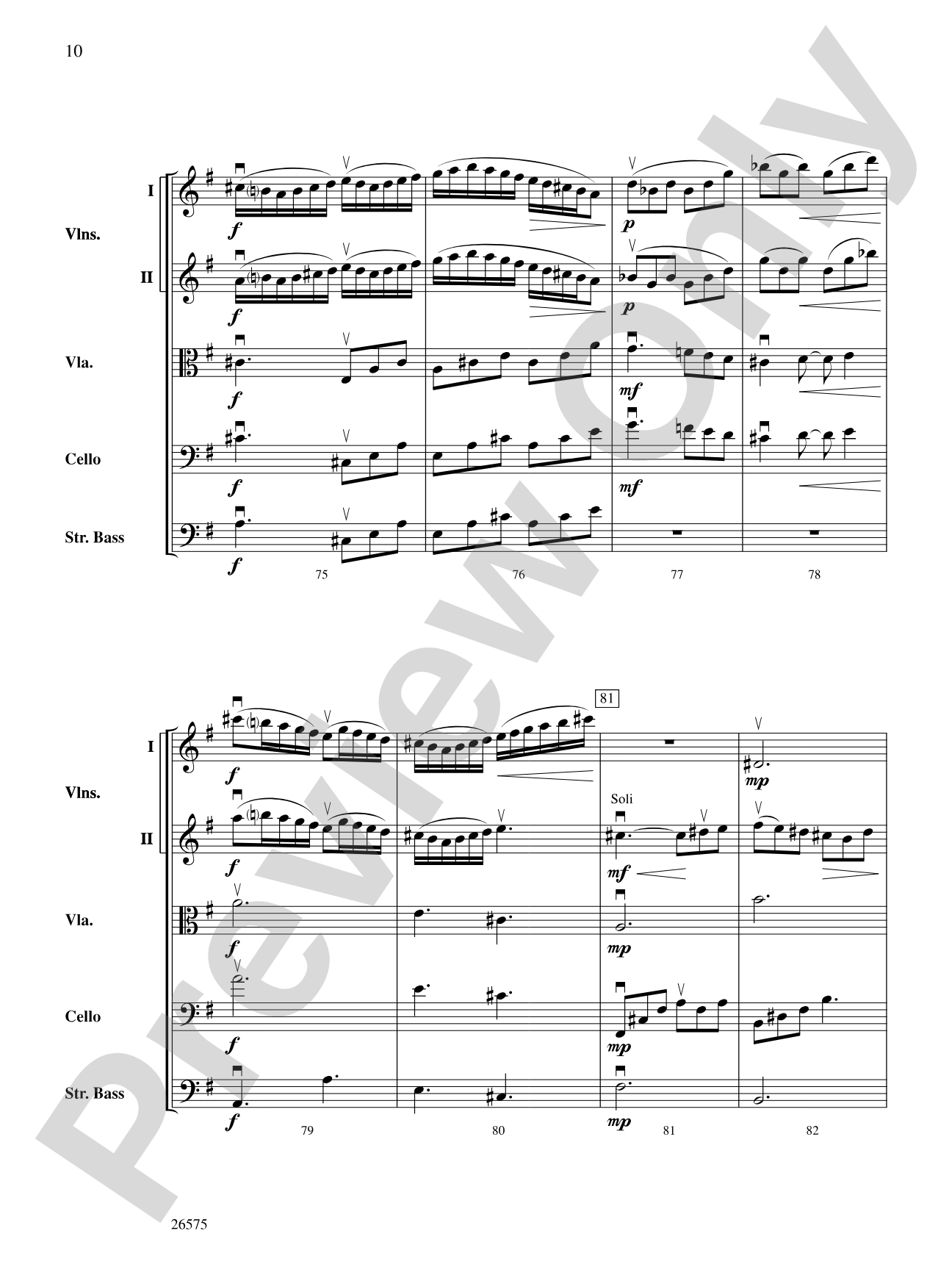 Of Glorious Plumage: String Orchestra Conductor Score & Parts