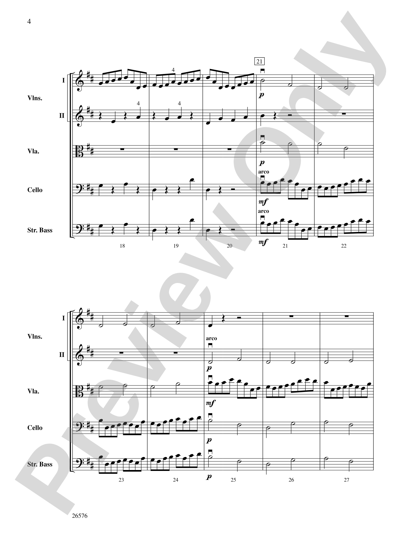 Hot Potato: String Orchestra Conductor Score & Parts