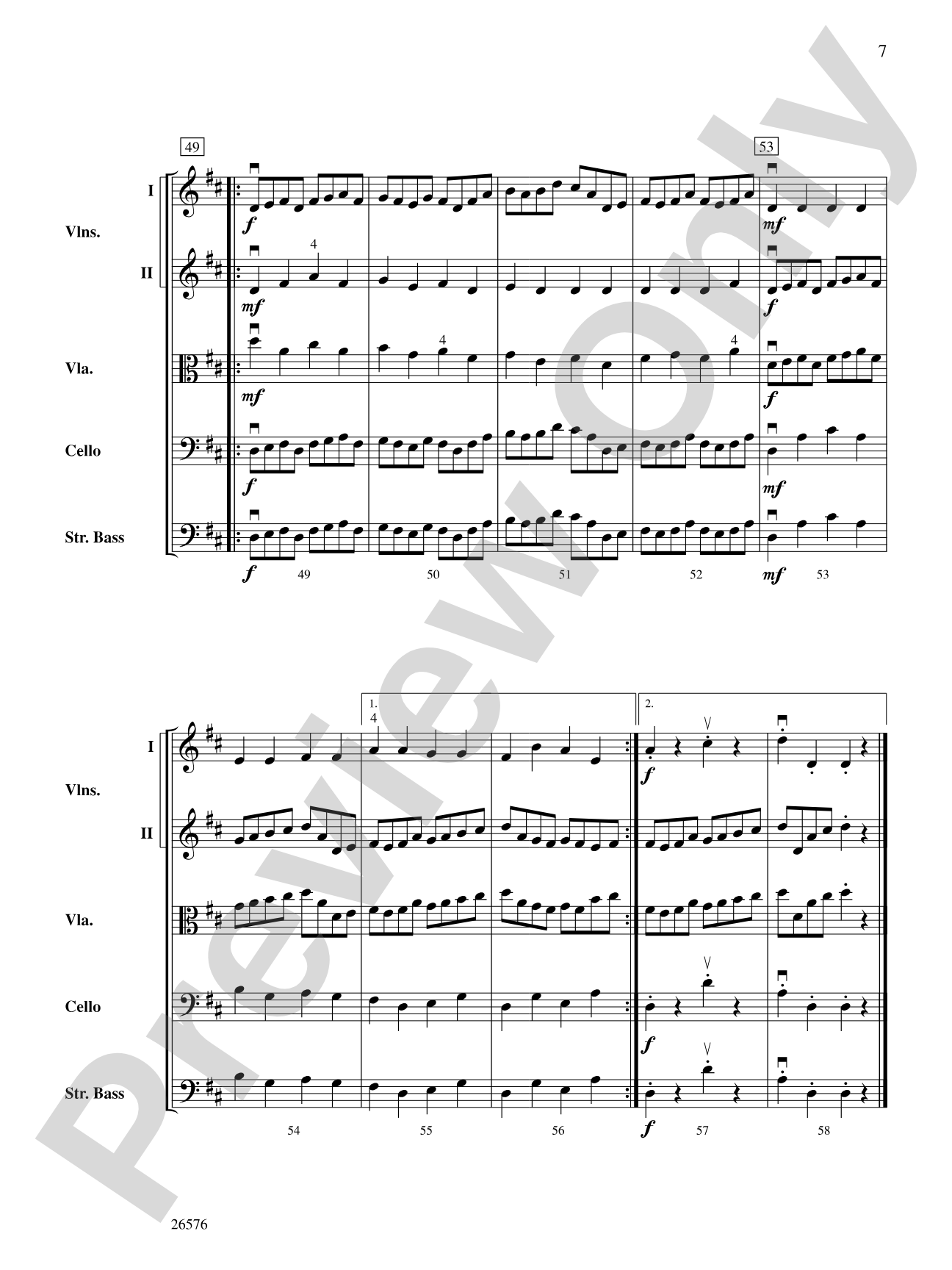 Hot Potato: String Orchestra Conductor Score & Parts