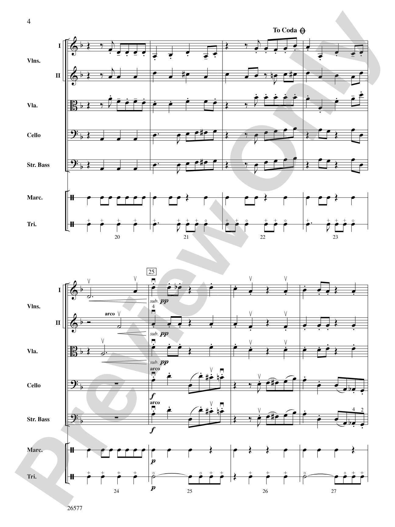 Mambo Incognito: String Orchestra Conductor Score & Parts