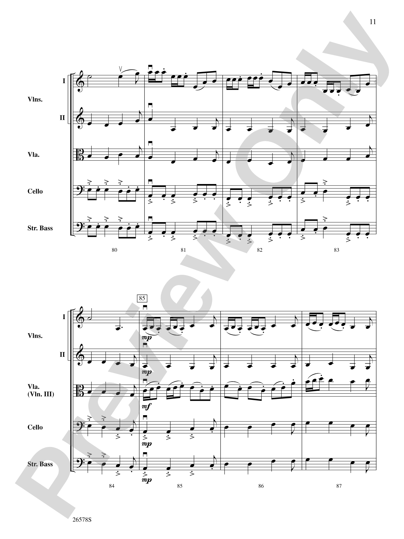 Agincourt: String Orchestra Conductor Score & Parts