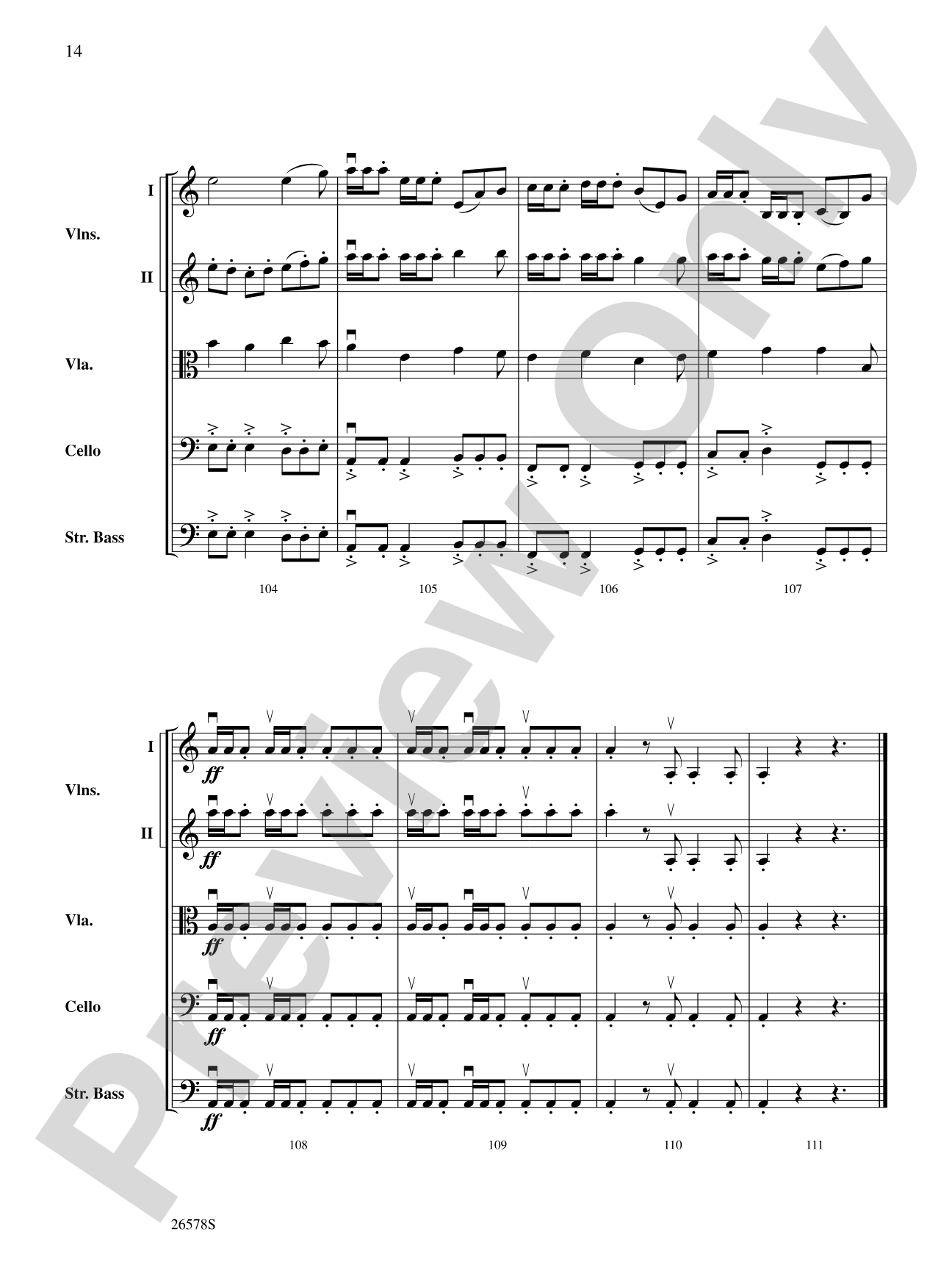 Agincourt: String Orchestra Conductor Score & Parts