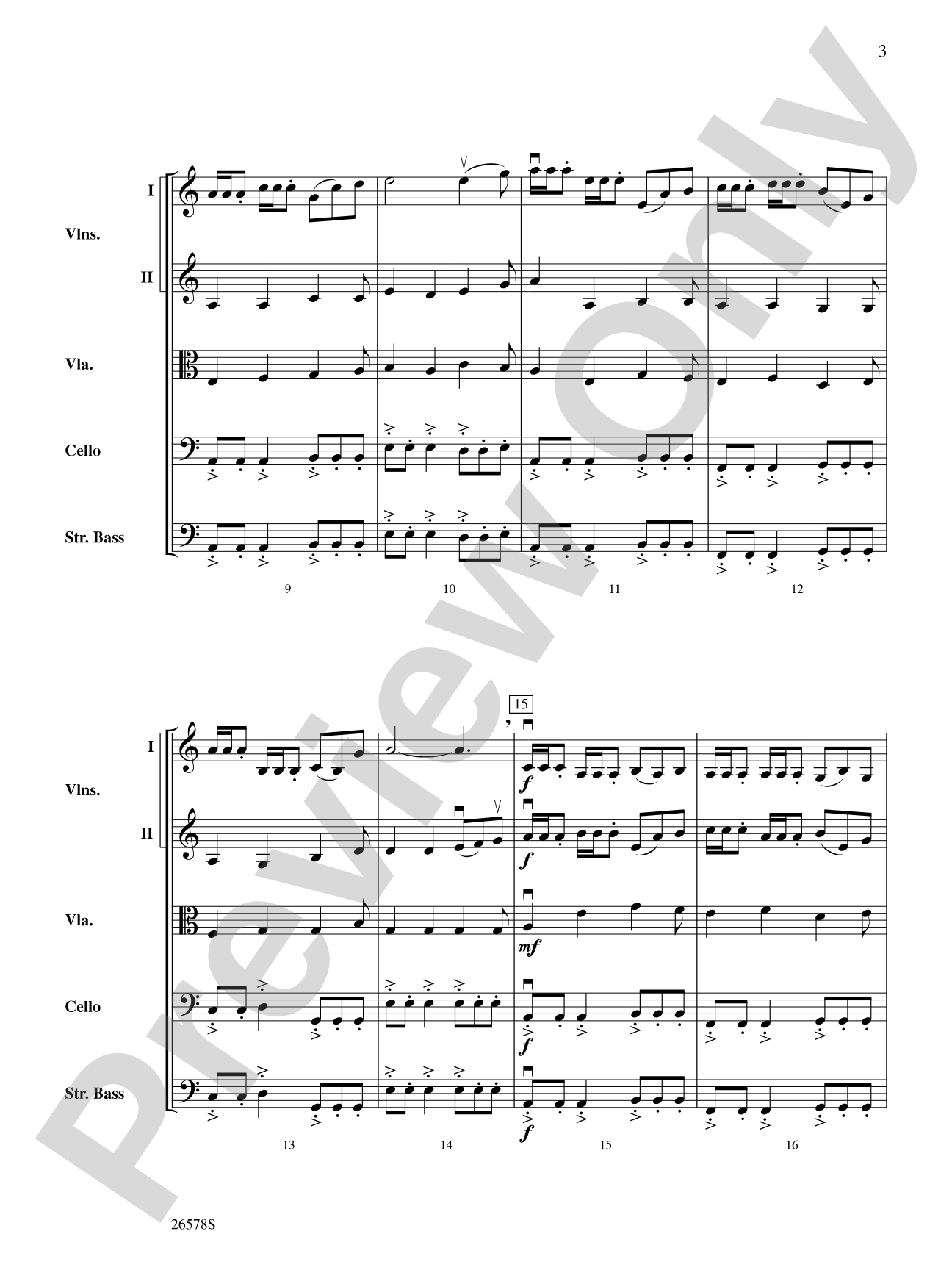 Agincourt: String Orchestra Conductor Score & Parts