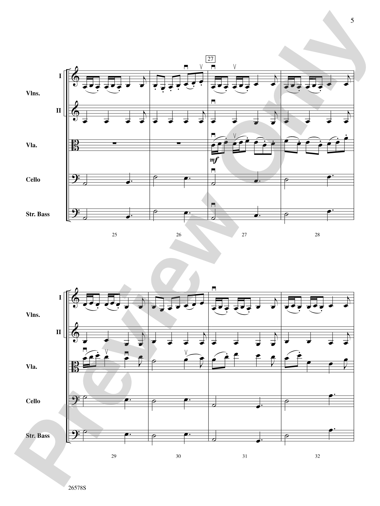 Agincourt: String Orchestra Conductor Score & Parts